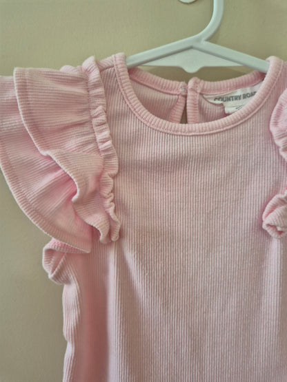Country Road ribbed flutter top Size 1