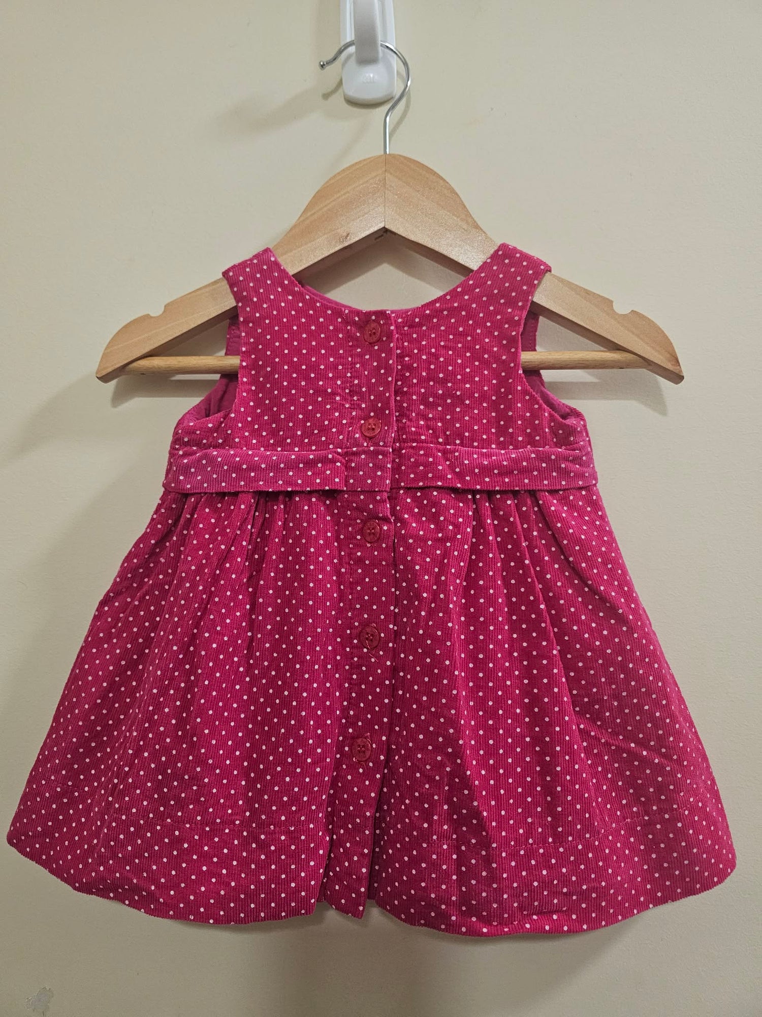 Bebè Pink Poka Dot Dress Size 000