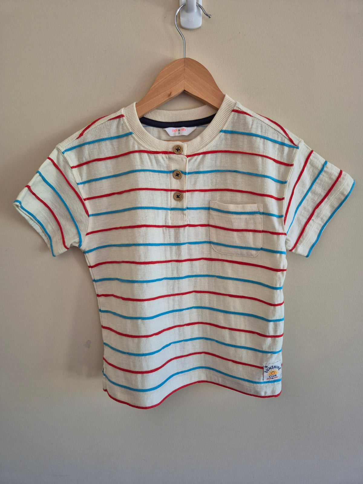 Milkshake Striped Shirt Size 4