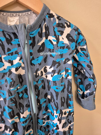 BONDS Blue Camouflage - Size 0