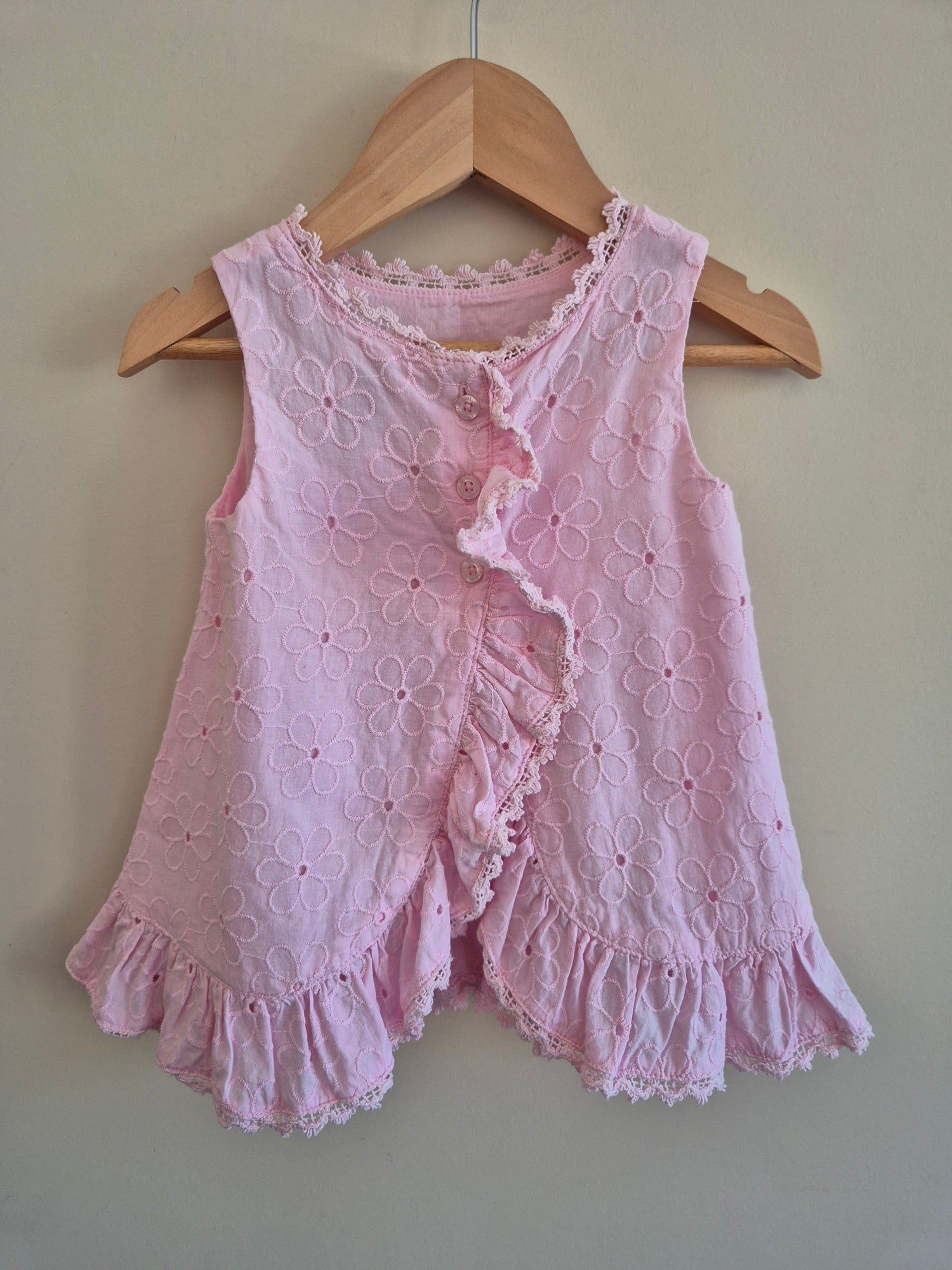 Sprout Sleeveless Dress Shirt Size 0