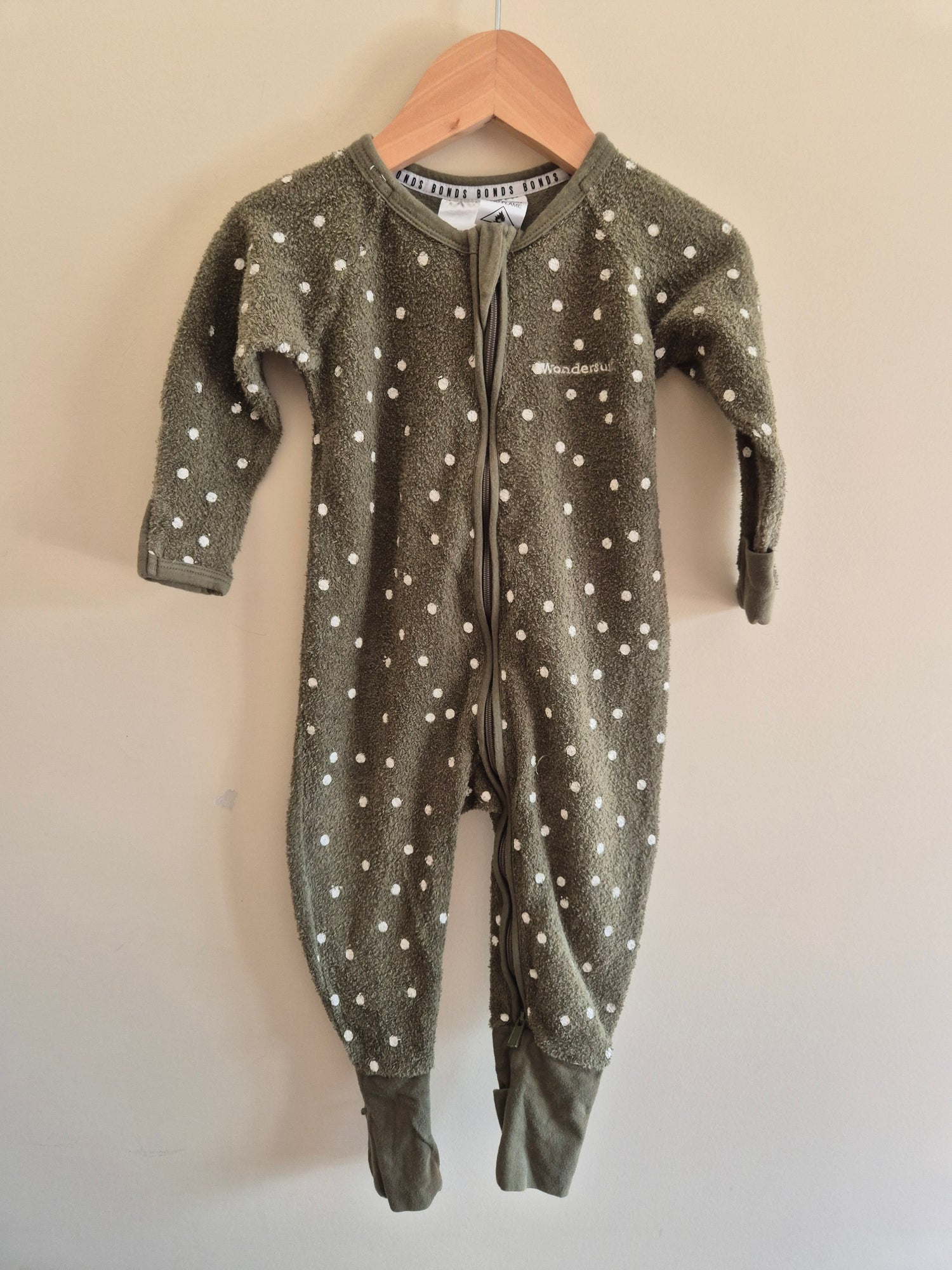 Bonds Green Poodlette Wondersuit Size 0