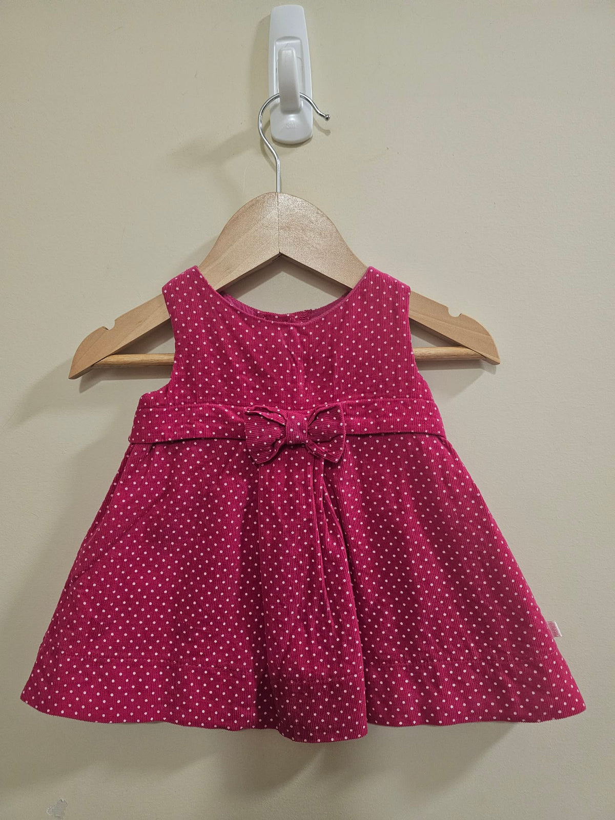 Bebè Pink Poka Dot Dress Size 000