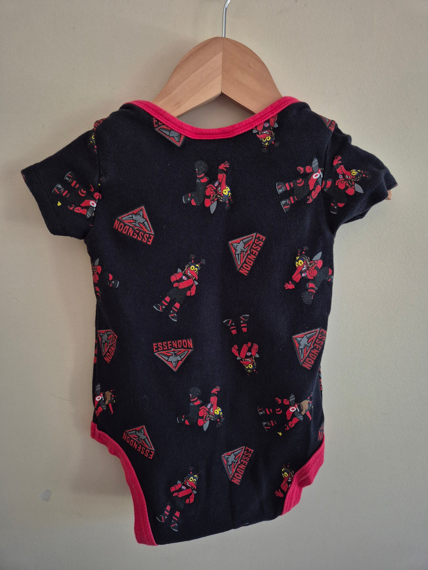 AFL Essendon Bodysuit Size 0
