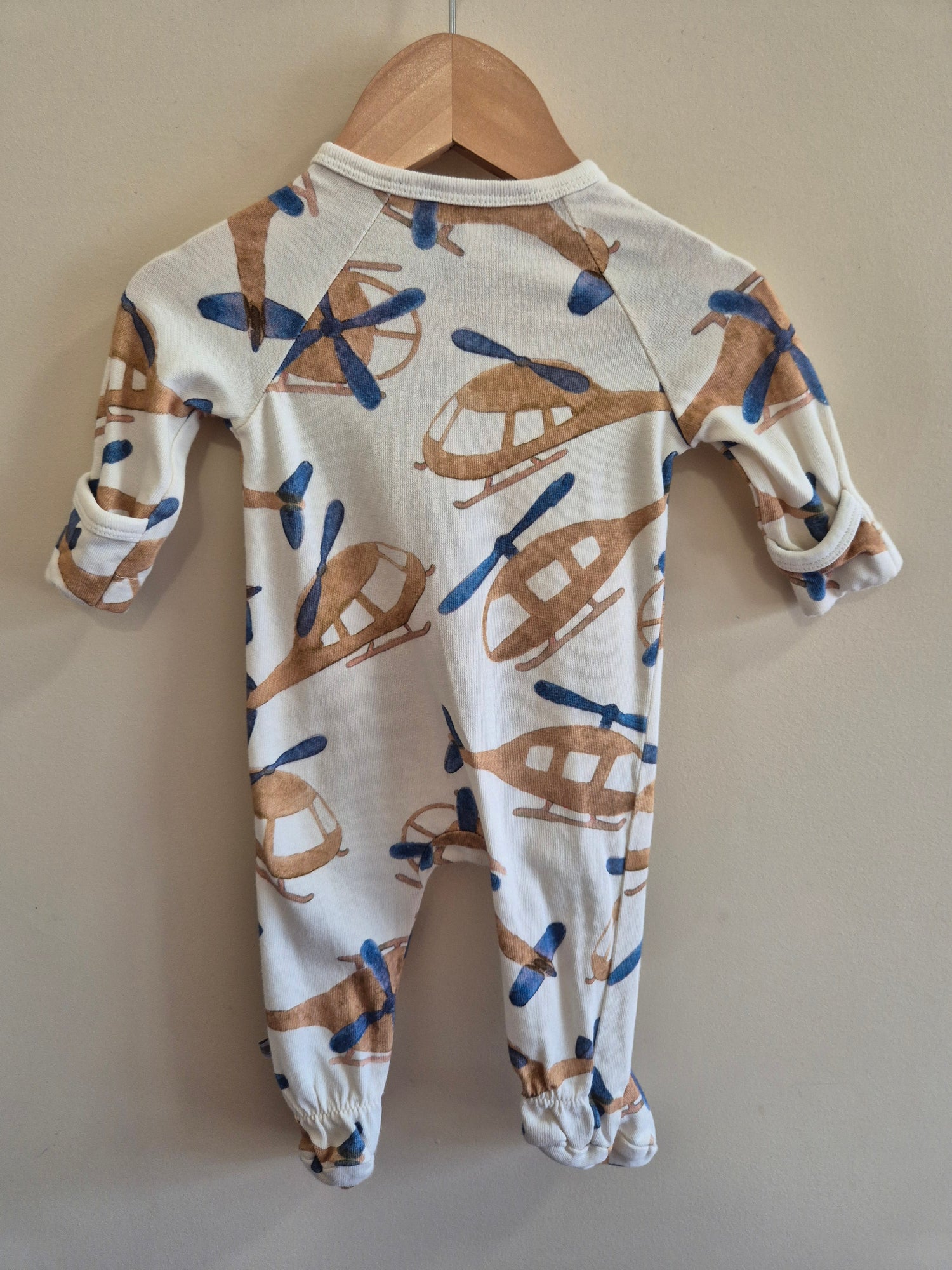 Fox & Finch Helicopter Onesie Size 000