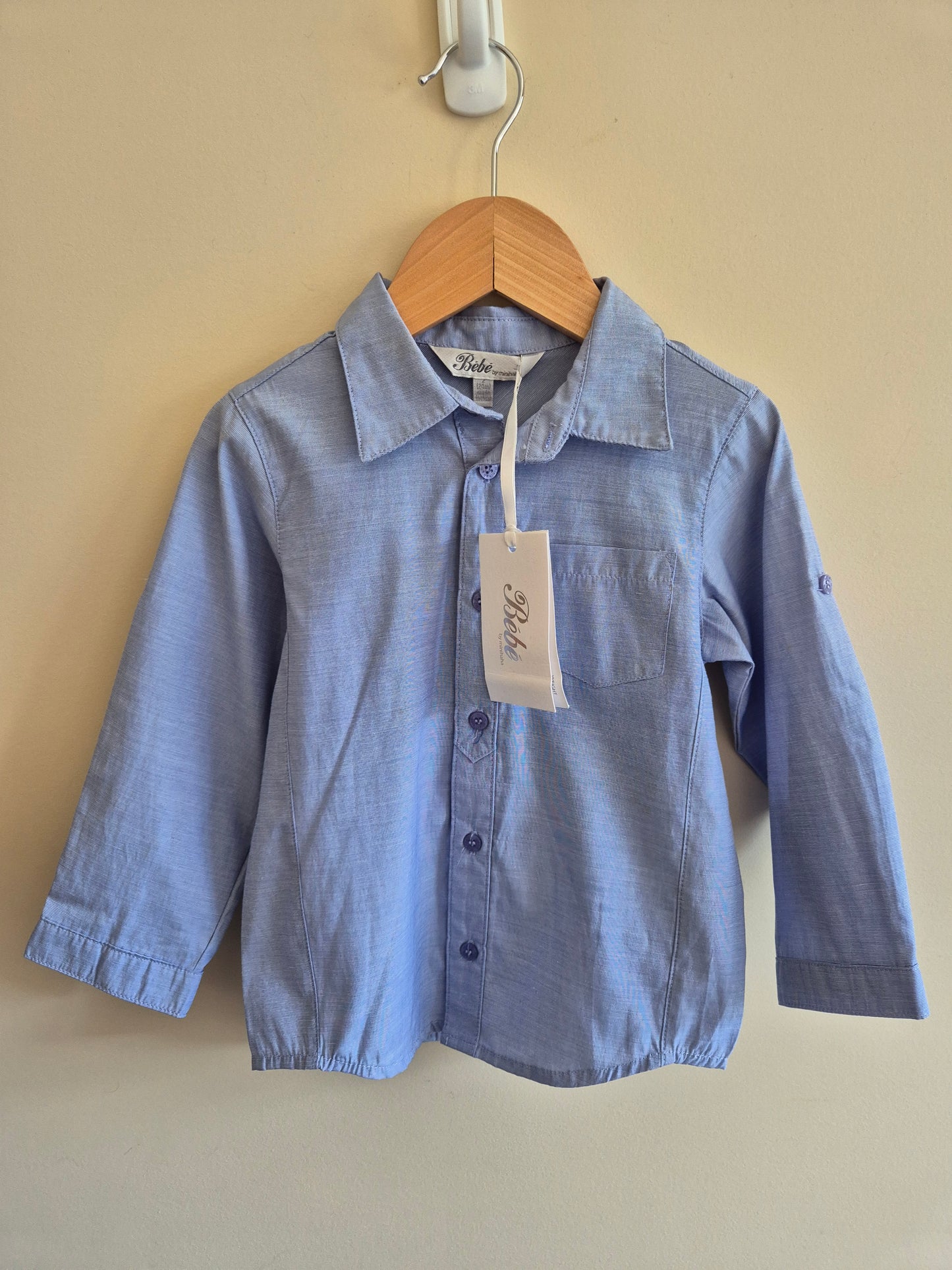 BNWT Bebè Button Up Shirt Size 2
