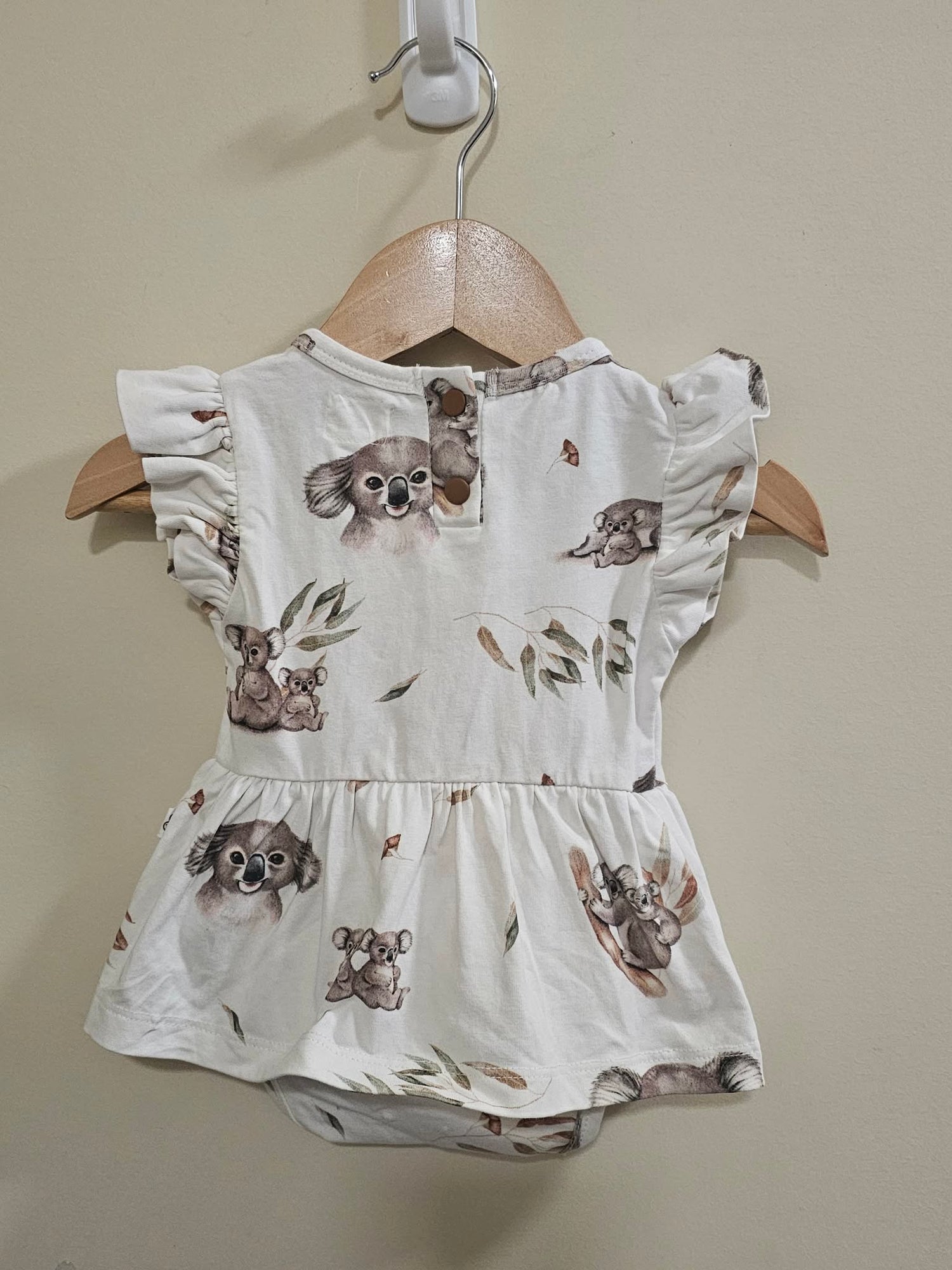 Snuggle Hunny Koala Bodysuit Dress Size 000