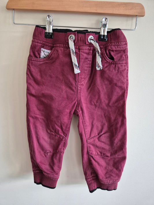 Pumpkin Patch Maroon Pants Size 1