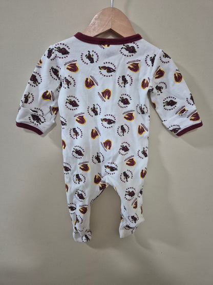 Broncos Rugby Union Onesie Size 00