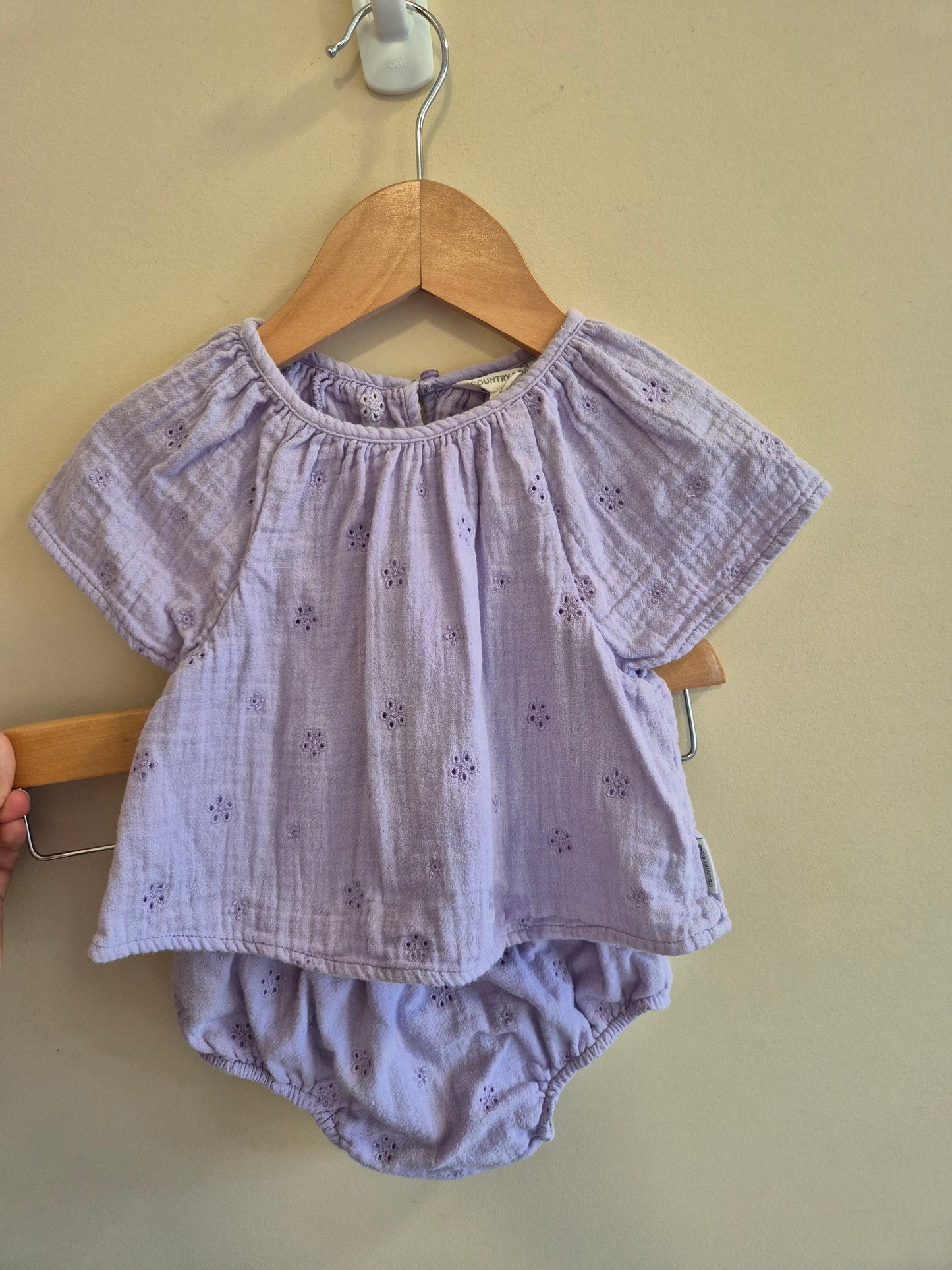 Country Road Purple Outfit Set Size 000