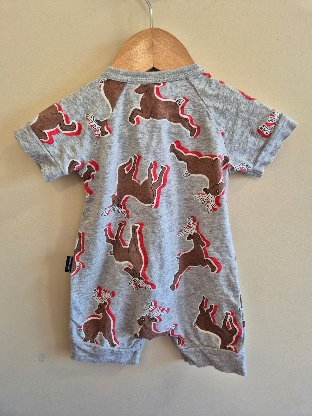 Bonds Christmas Rudolph Wondersuit Romper Size 000