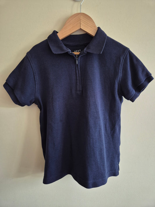 Next Navy Polo Shirt Size 4-5