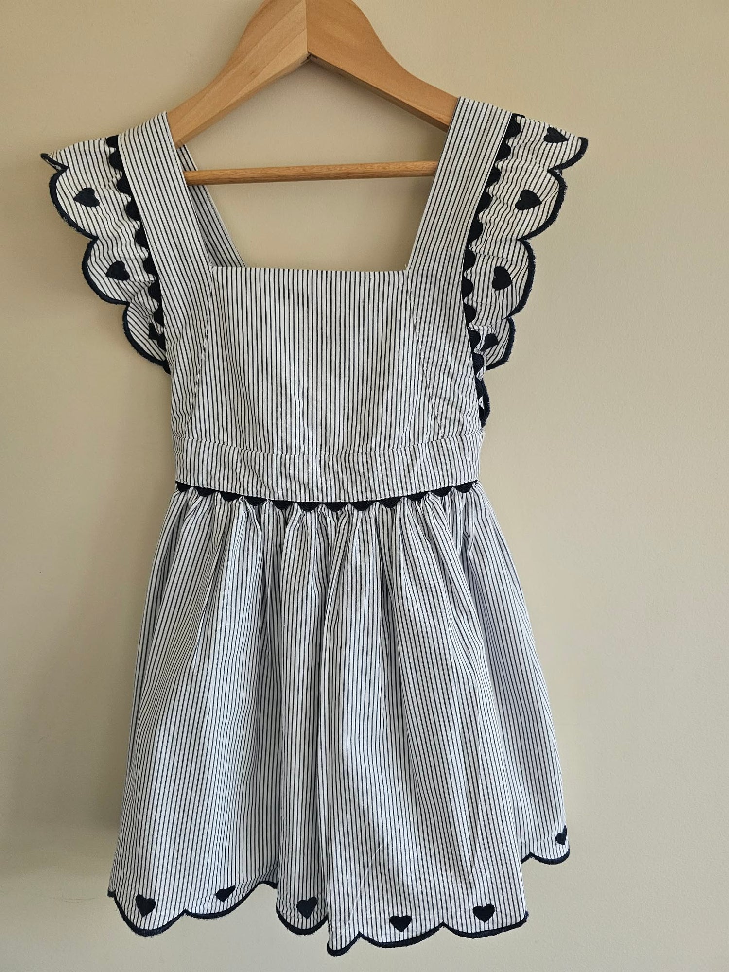 Seed Heritage Striped Frill Dress Size 3