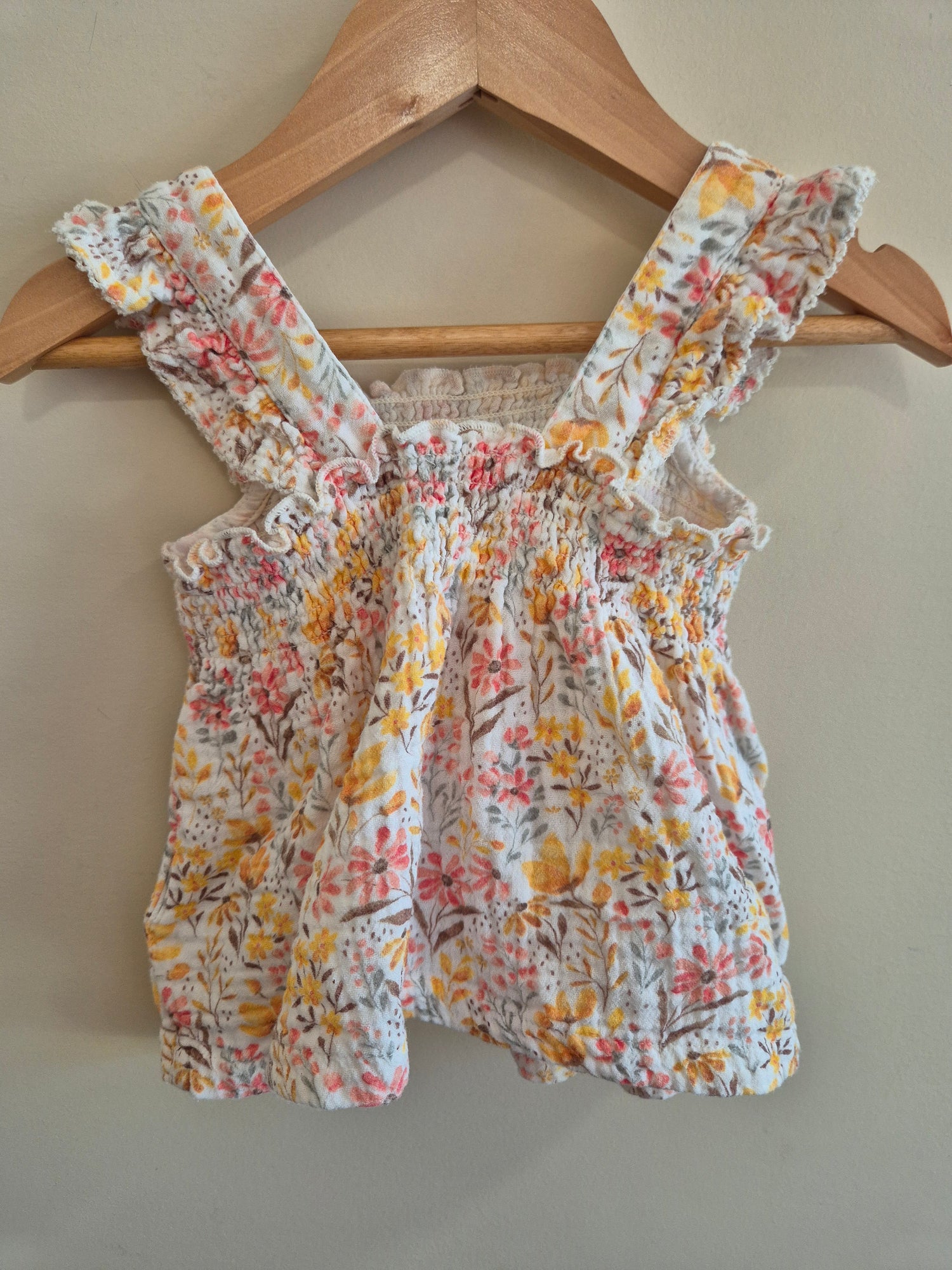 Purebaby Floral Flowy Shirt Size 0