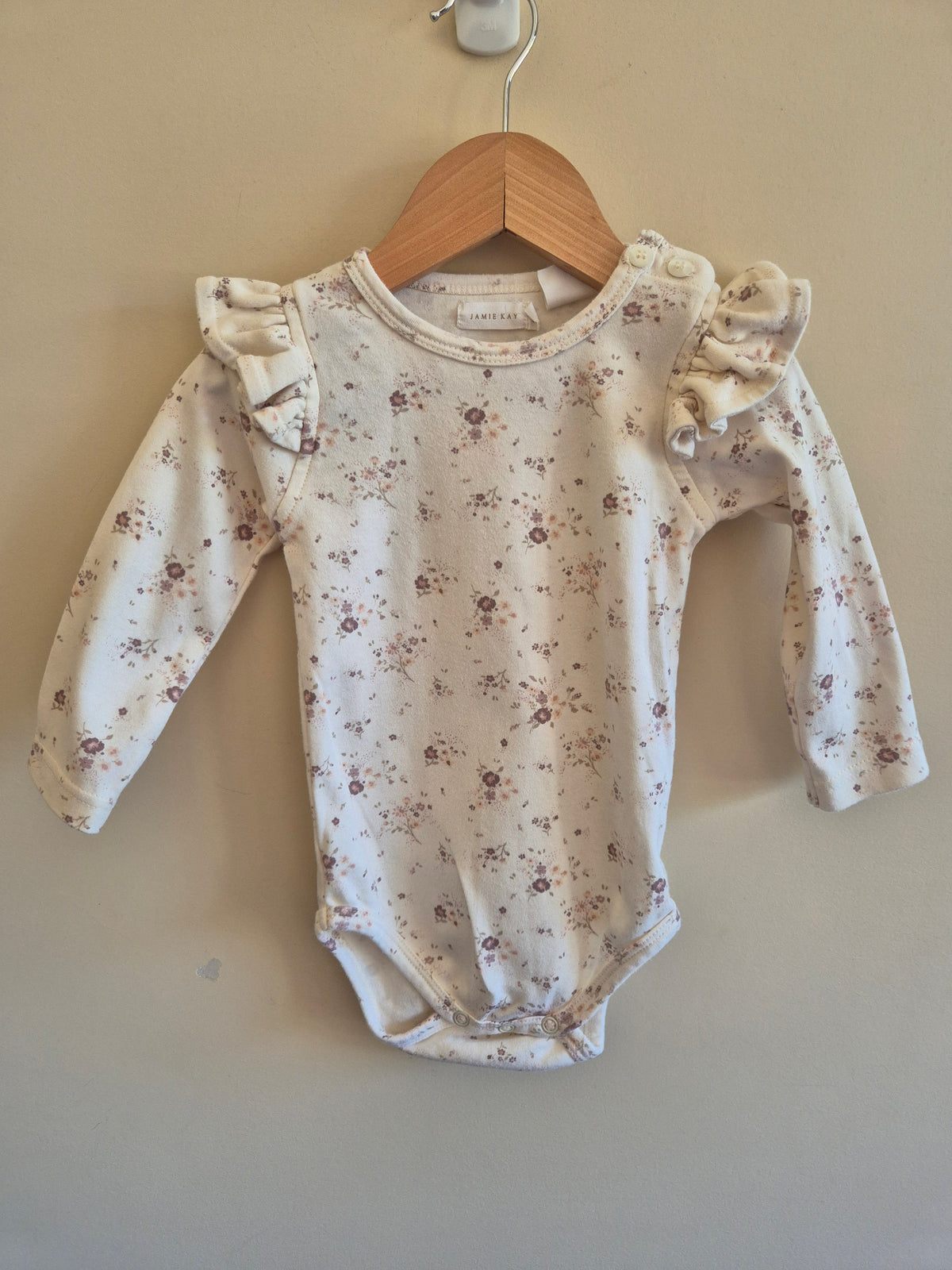 Jamie Kay Long Sleeve Frill Bodysuit Size 2