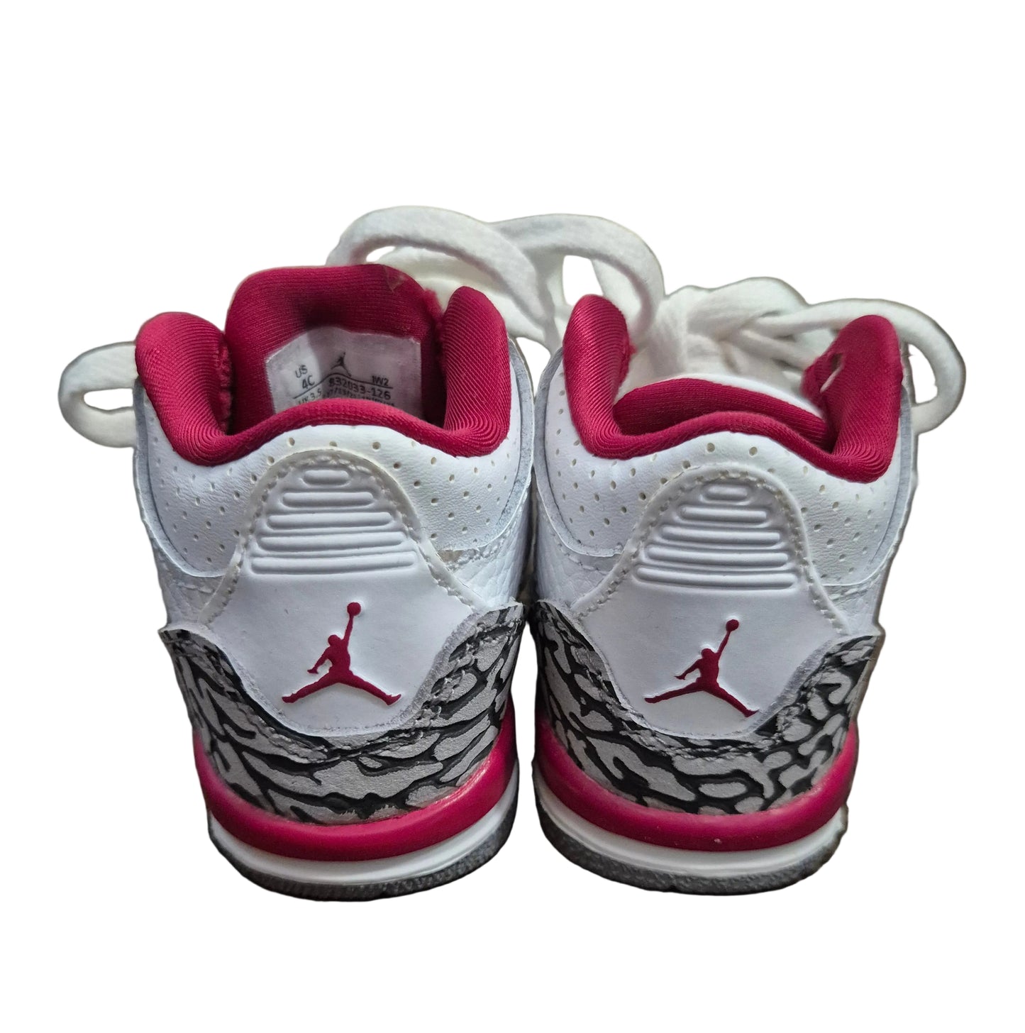Air Jordan 3 Retro 'Cardinal Red' Size 4C