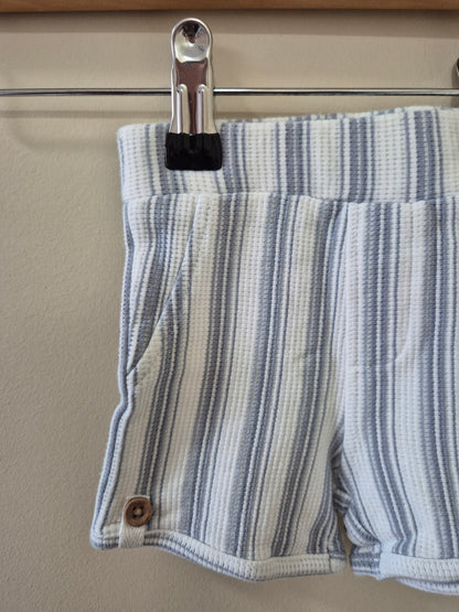 Newborn Blue and White Outfit