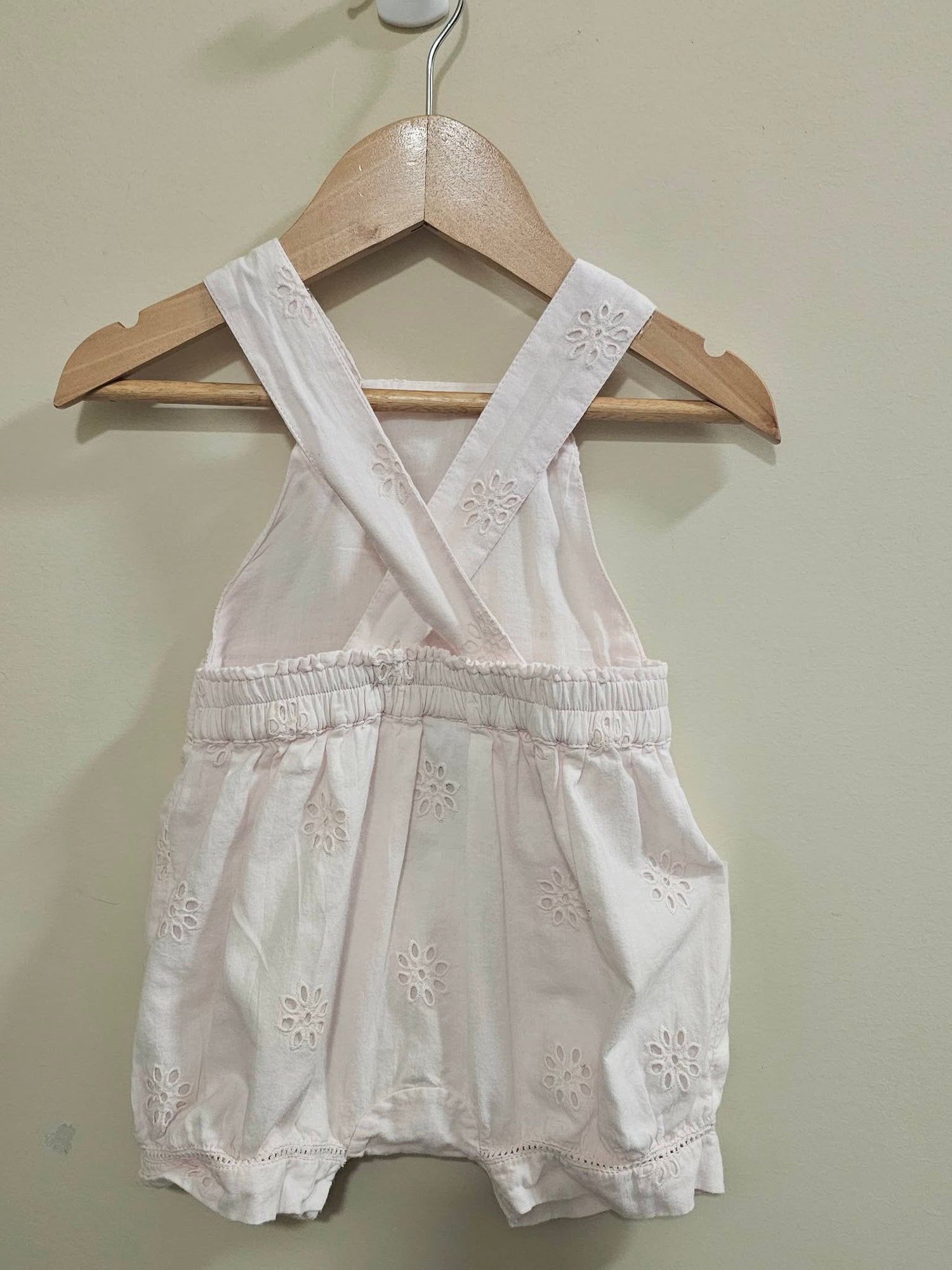 Jack & Milly Light Pink Overalls Size 00