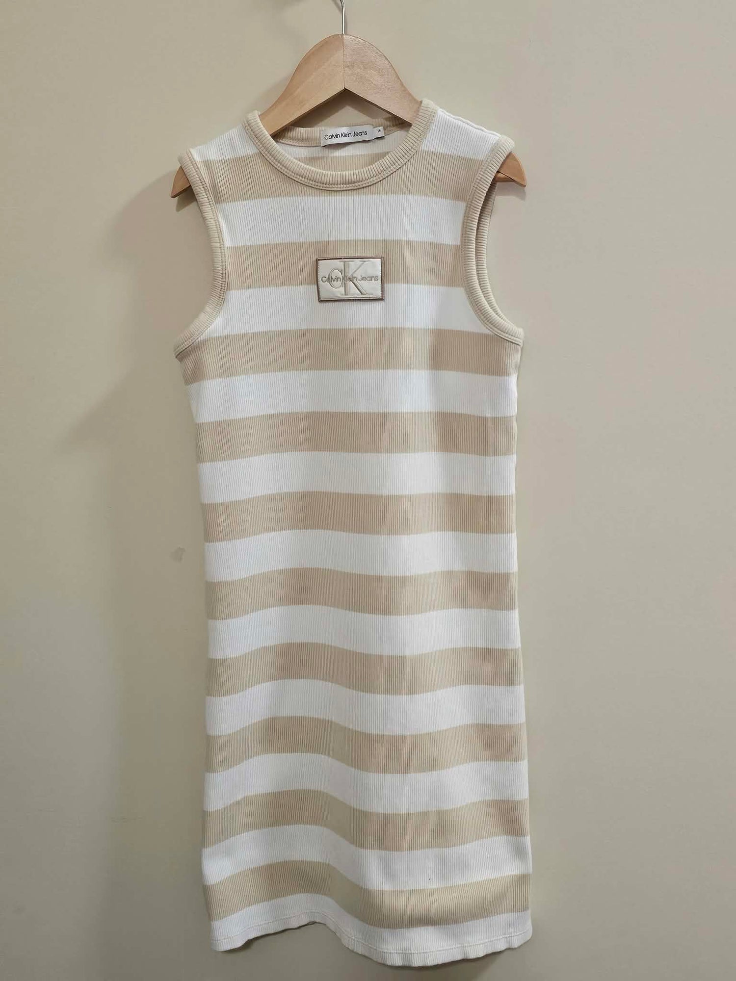 Calvin Klein Jeans Ribbed Dress Size 14
