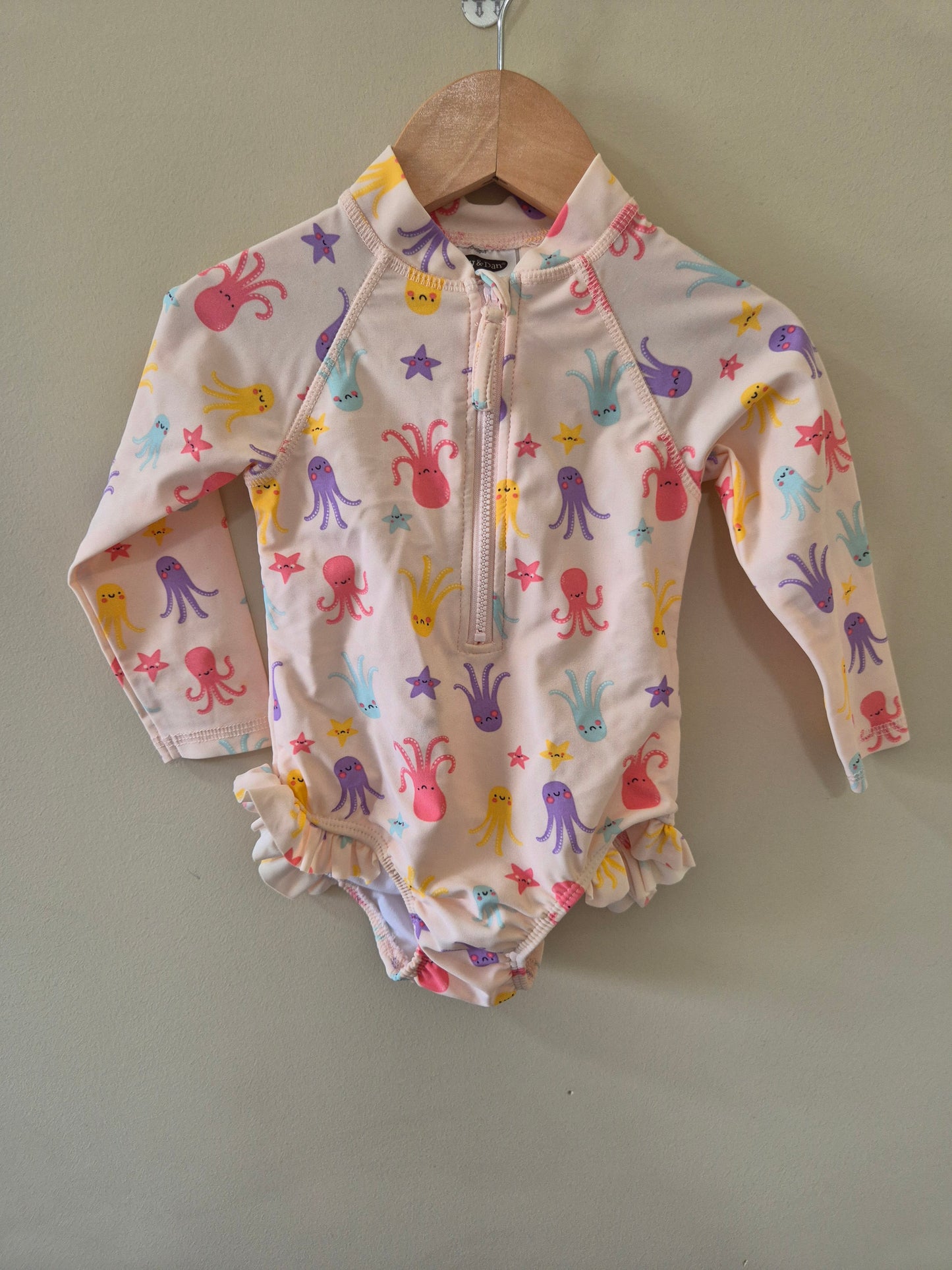 Lily & Dan Size 1 Octopus Swimwear Outfit Piece