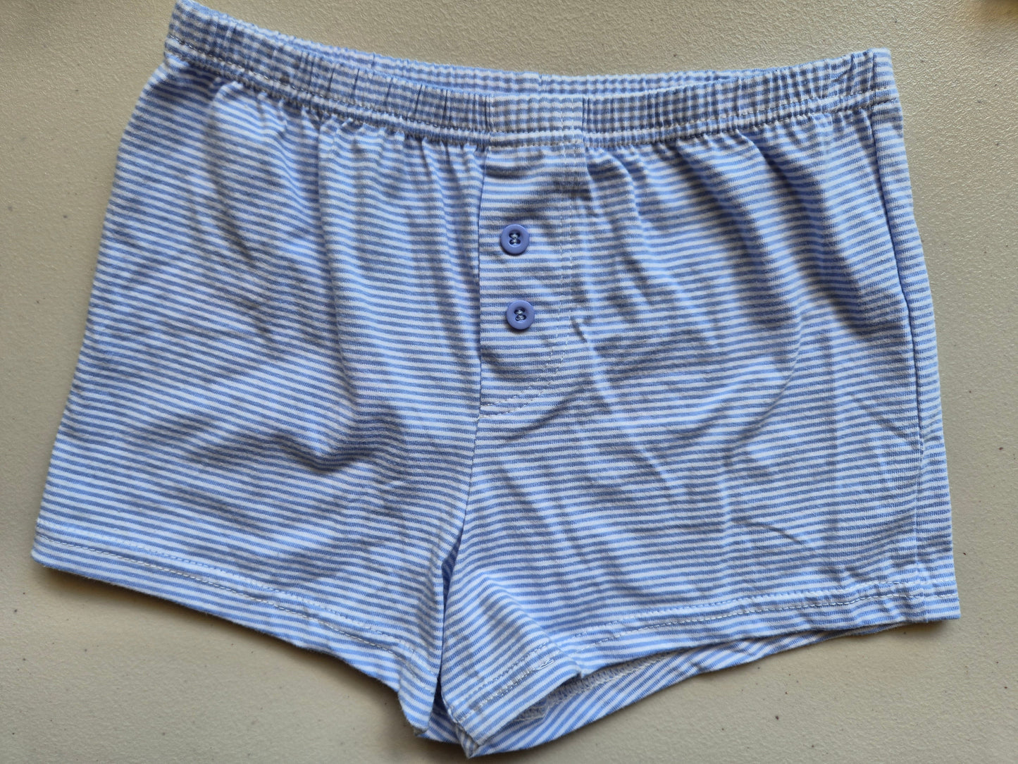 Miss Mango Pj Striped Shorts Size 8