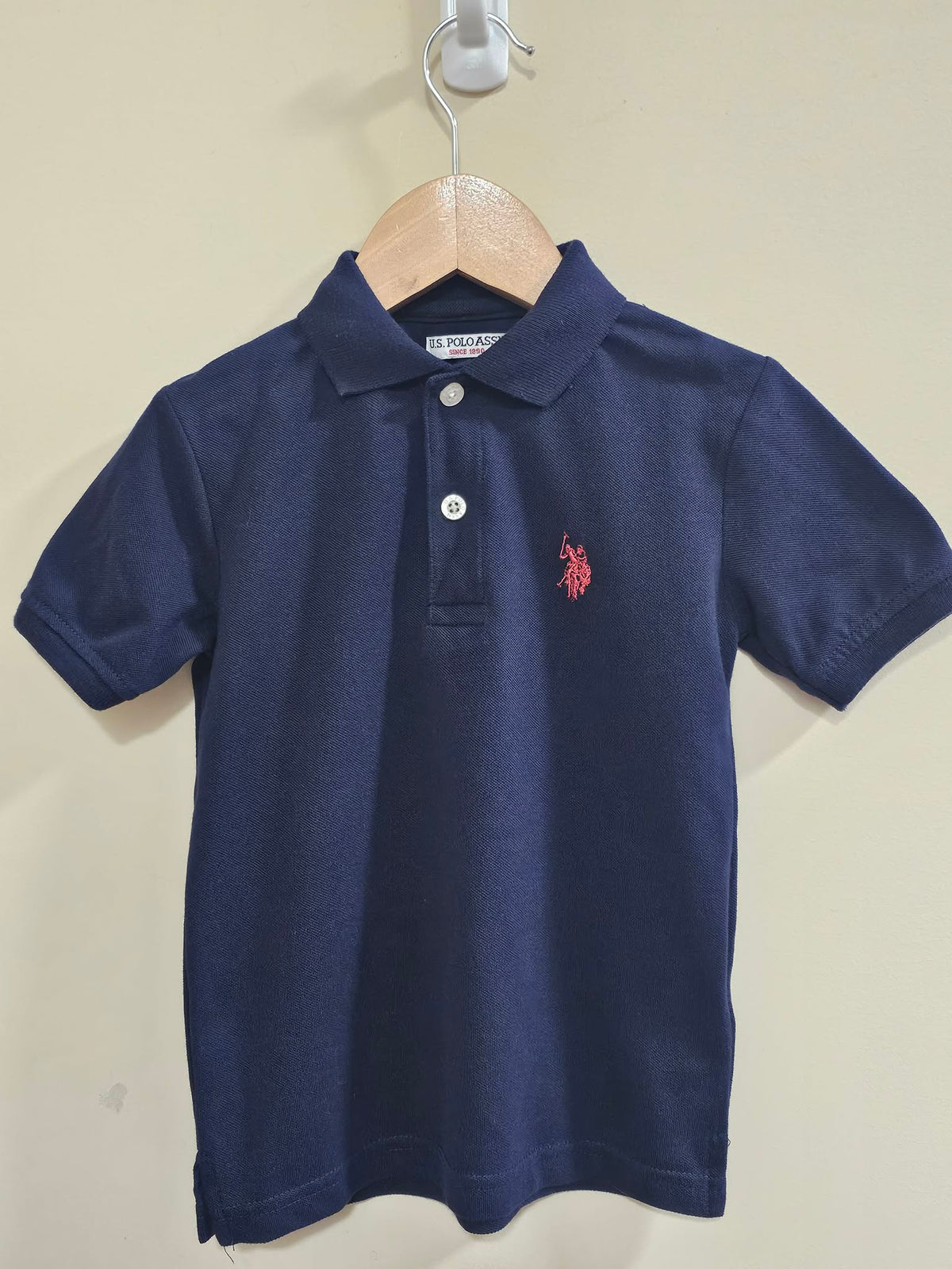 U.S Assn Polo Navy Shirt Size 3