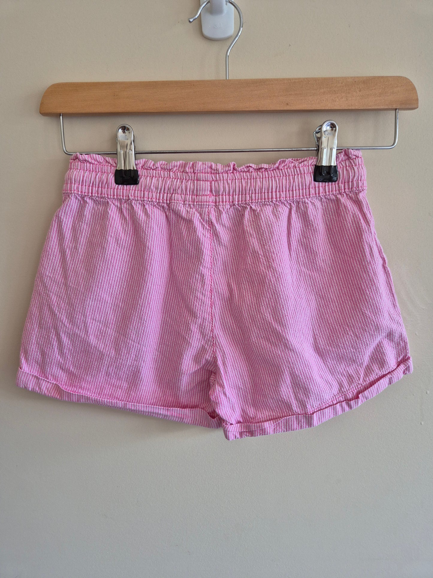 Milkshake Pink Striped Shorts Size 7