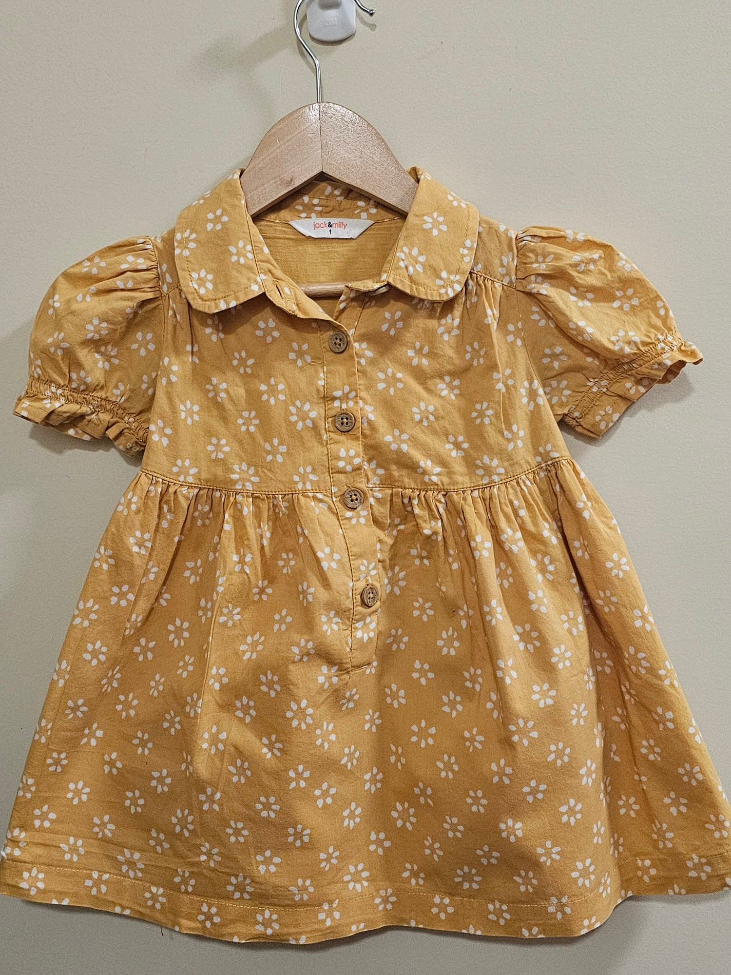 Jack & Milly Yellow Dress Size 1