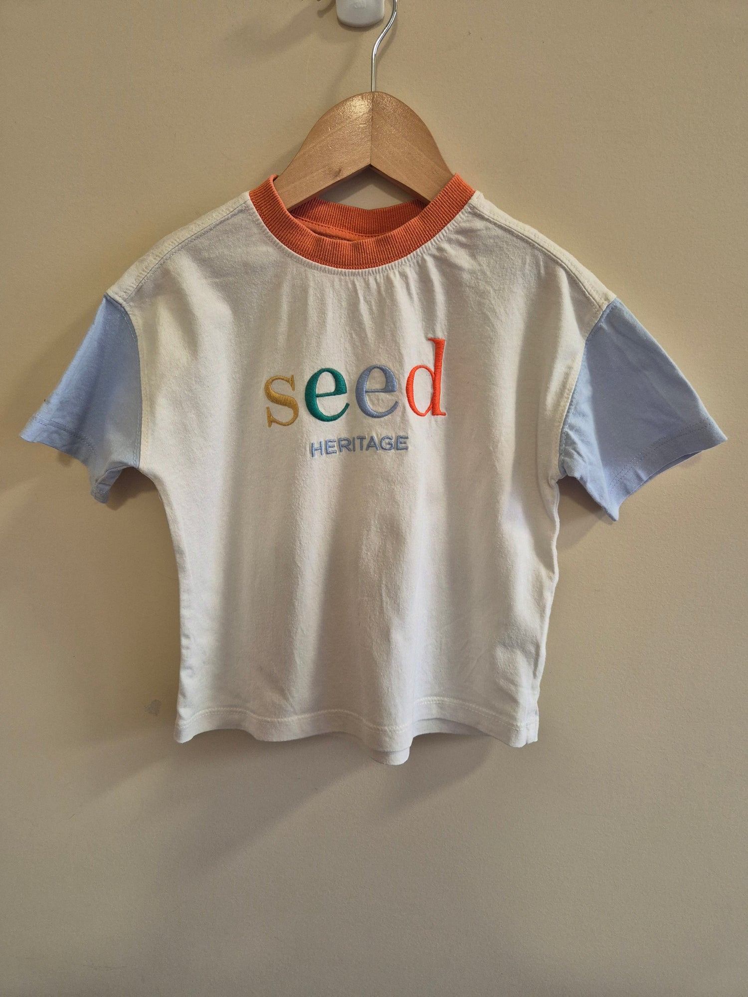 Seed Heritage Colour Block Shirt Size 2