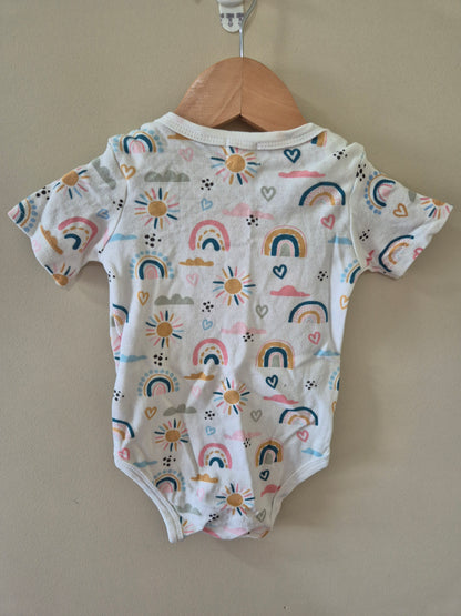 Gem Look Rainbow Bodysuit Size 00