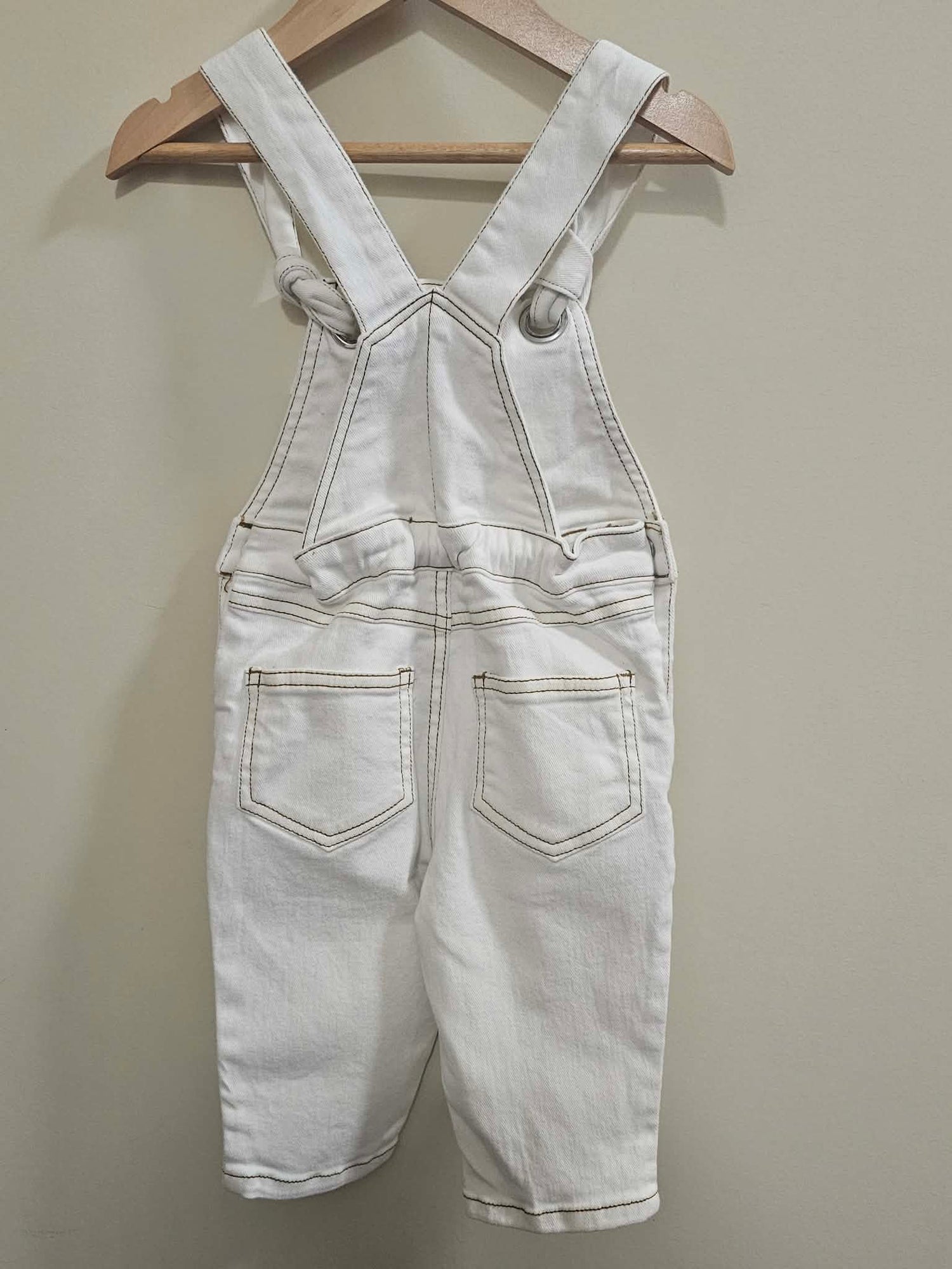 Breakers White Overalls Size 0