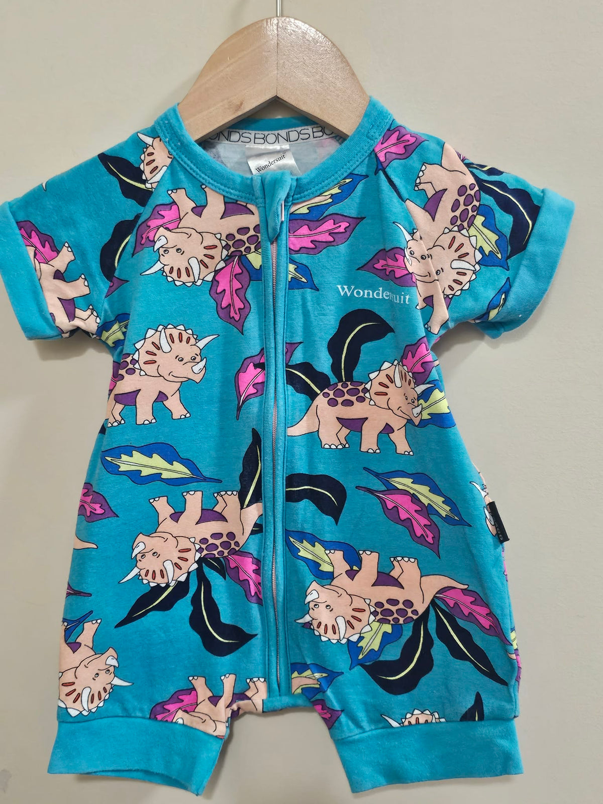 Bonds Triceratops Wondersuit Romper Size 000