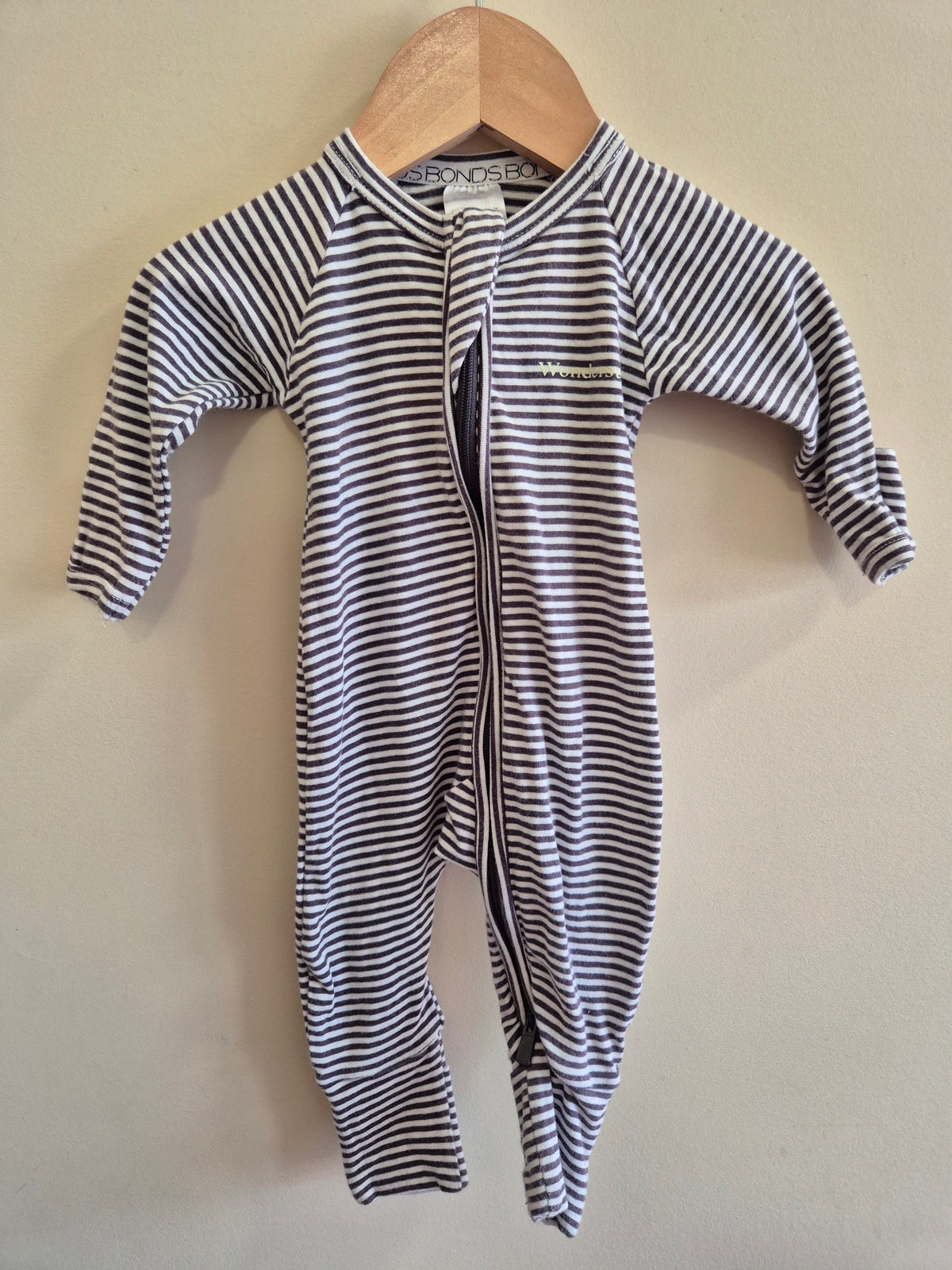Bonds Striped Wondersuit Size 0000