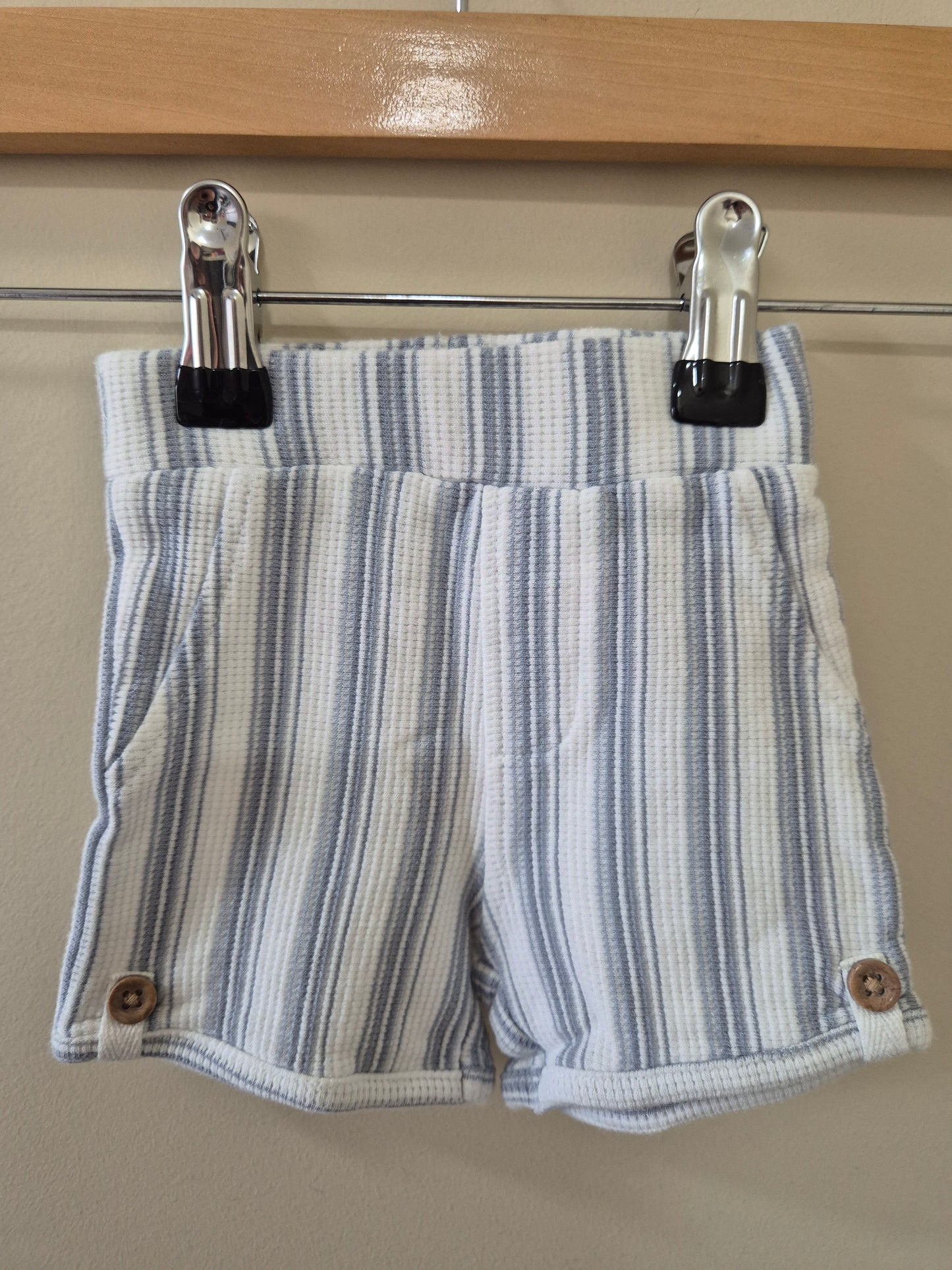Newborn Blue and White Outfit
