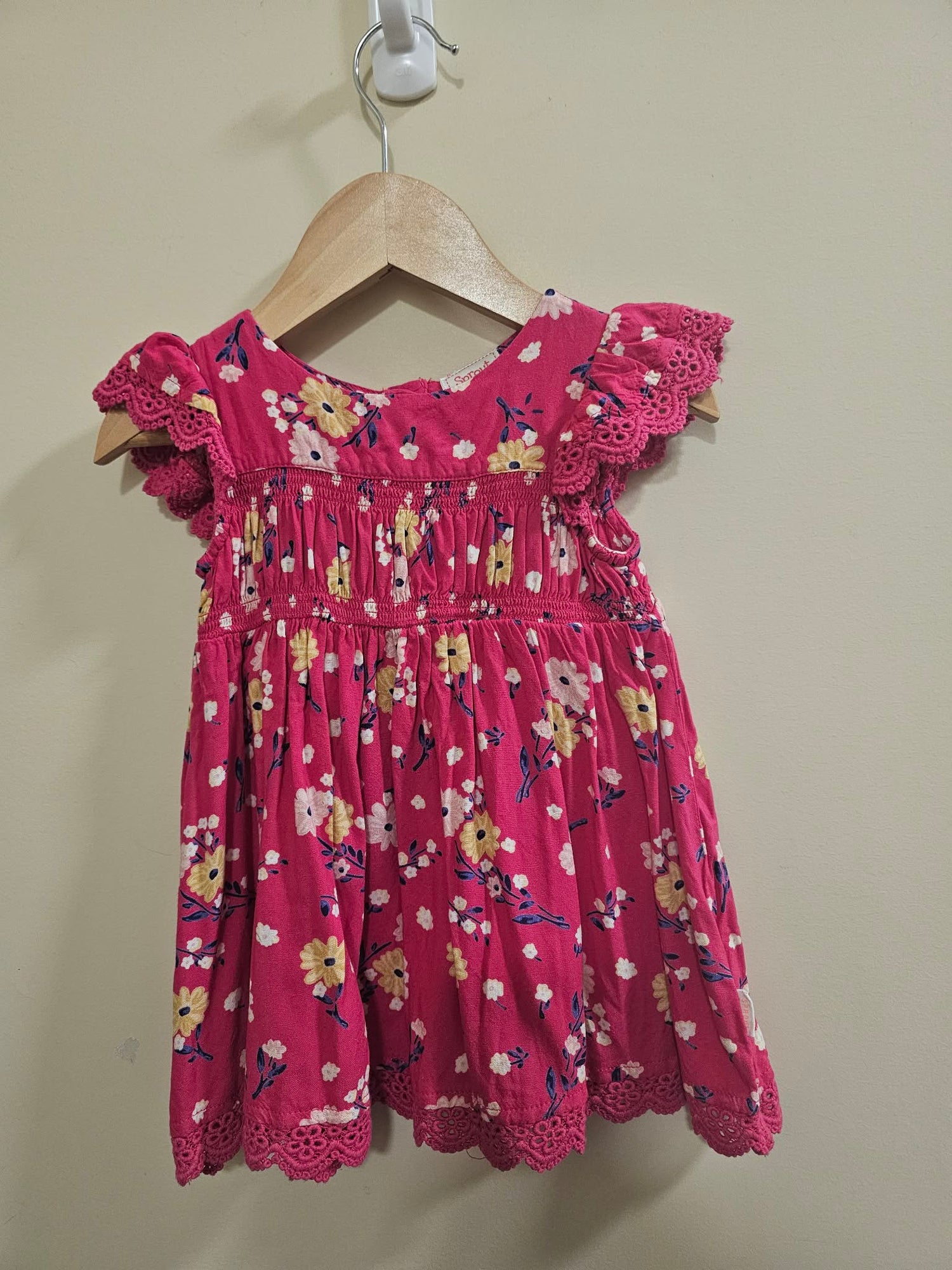 Sprout Pink Floral Dress Size 00