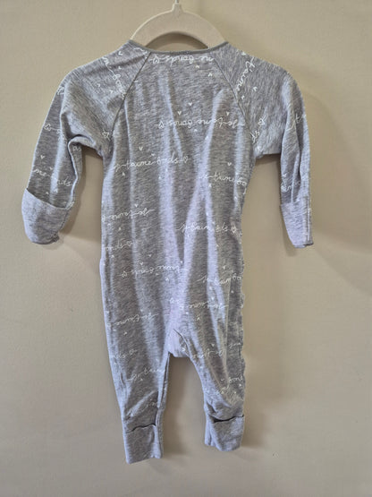 BONDS Grey Cozysuit - Size 00