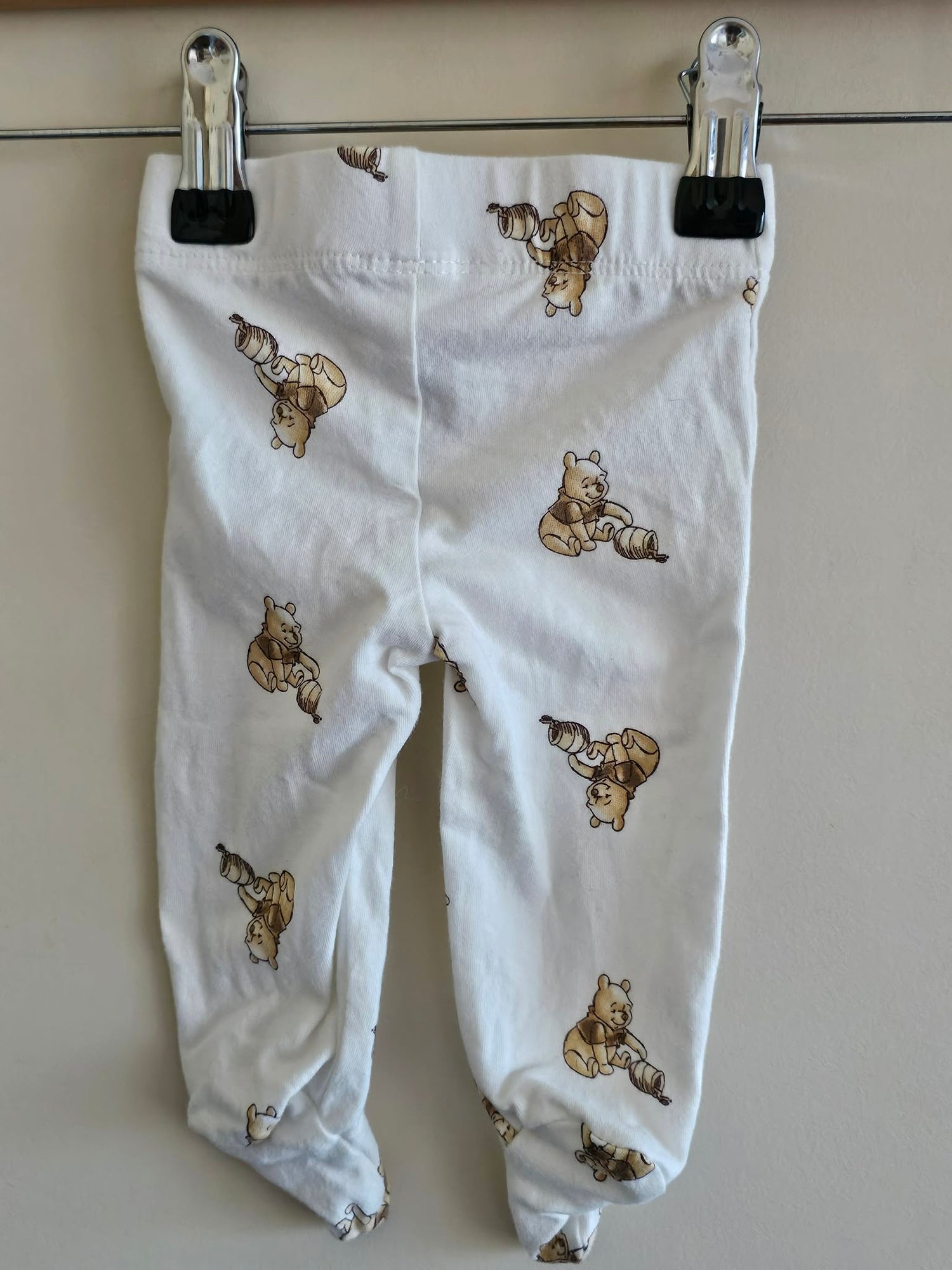 Winnie The Pooh Closed Footed Leggings Size 00000