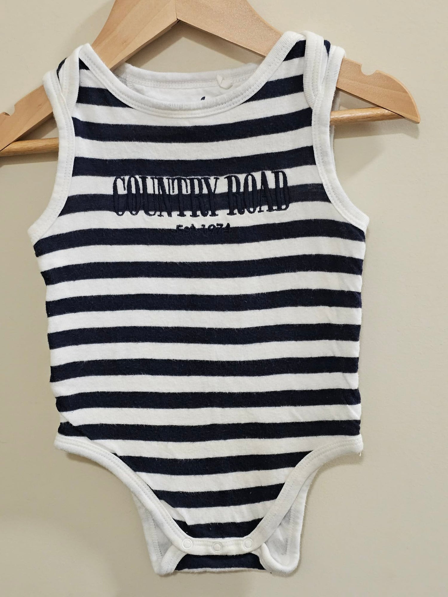 Country Road Striped Singlet Bodysuit Size 0