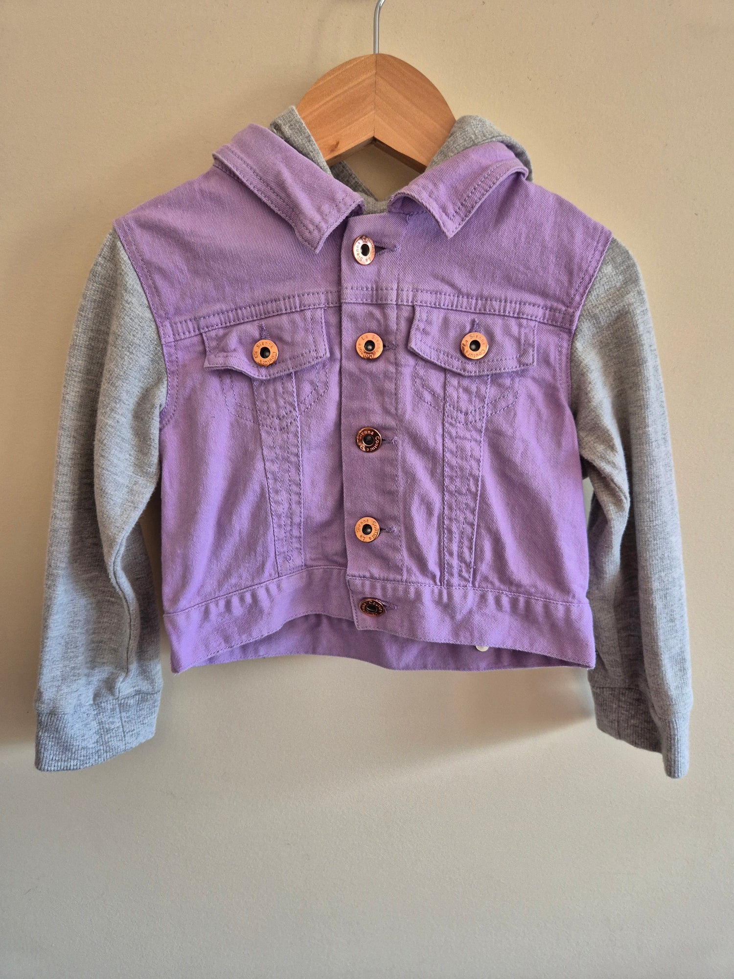 La Sienna Purple & Grey Jacket Size 1