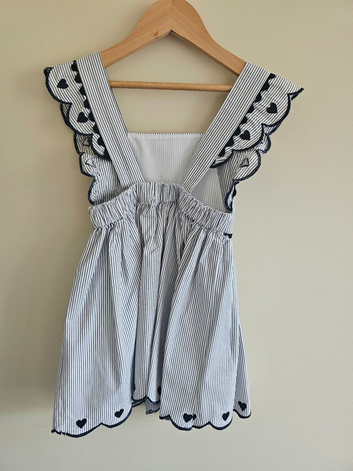Seed Heritage Striped Frill Dress Size 3