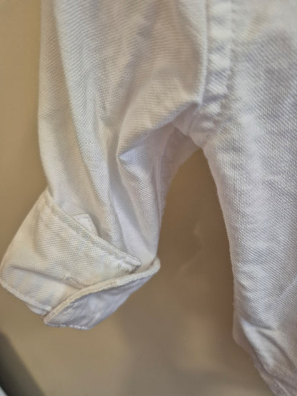 Country Road Linen White Long Sleeve Shirt Size 00