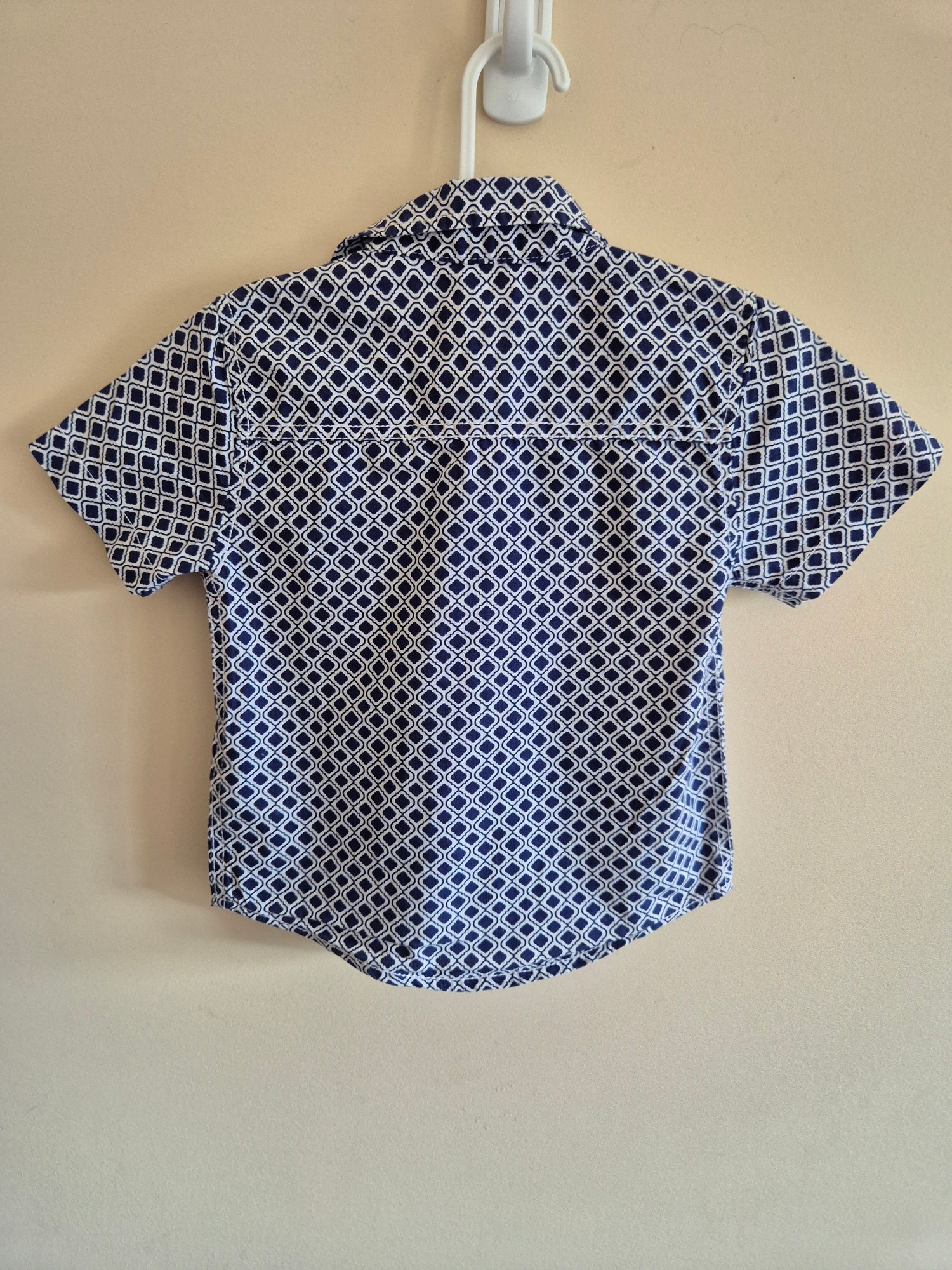 Pumpkin Patch Blue Button Up Shirt Size 1