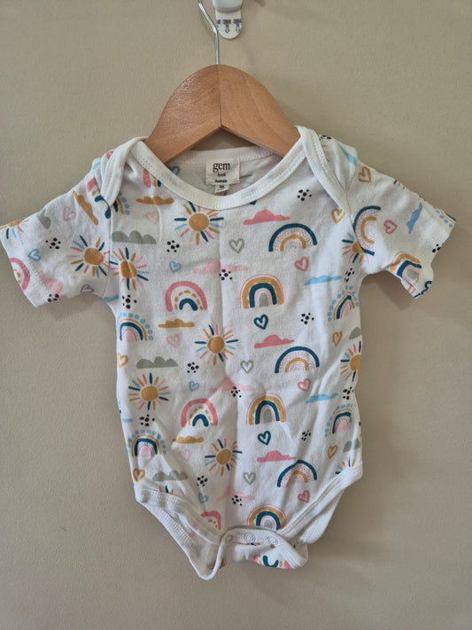 Gem Look Rainbow Bodysuit Size 00