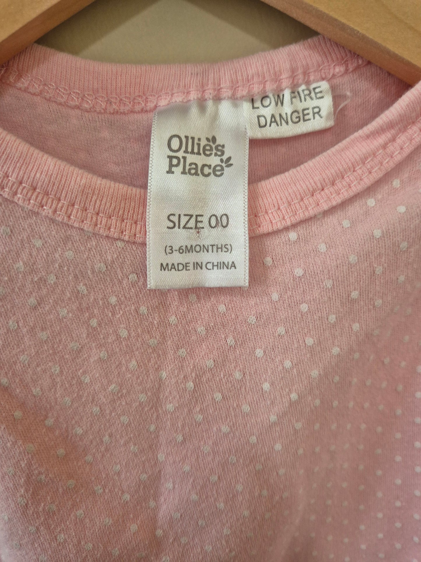 Ollies Place Pink Bodysuit Size 00