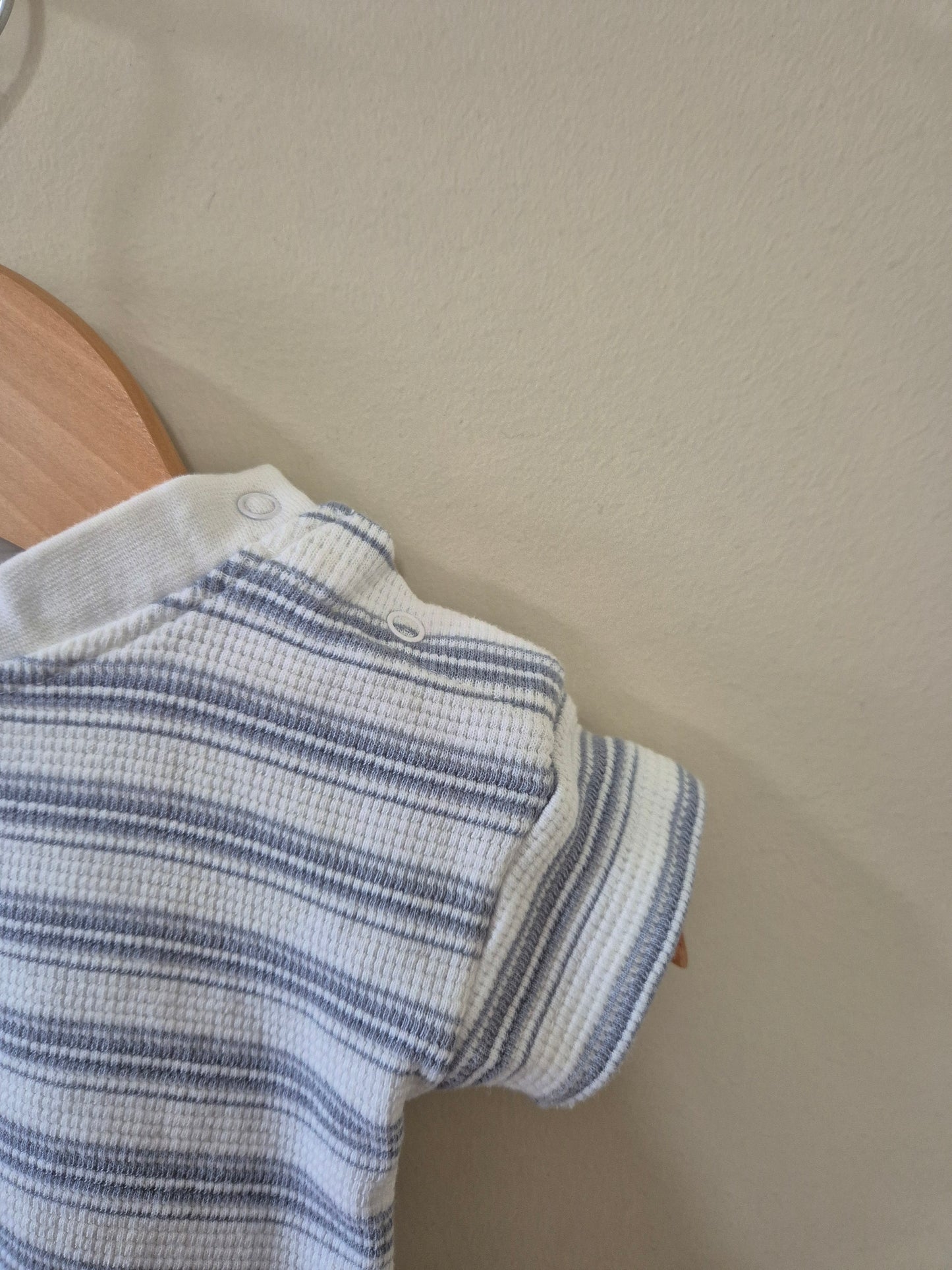 Newborn Blue and White Outfit
