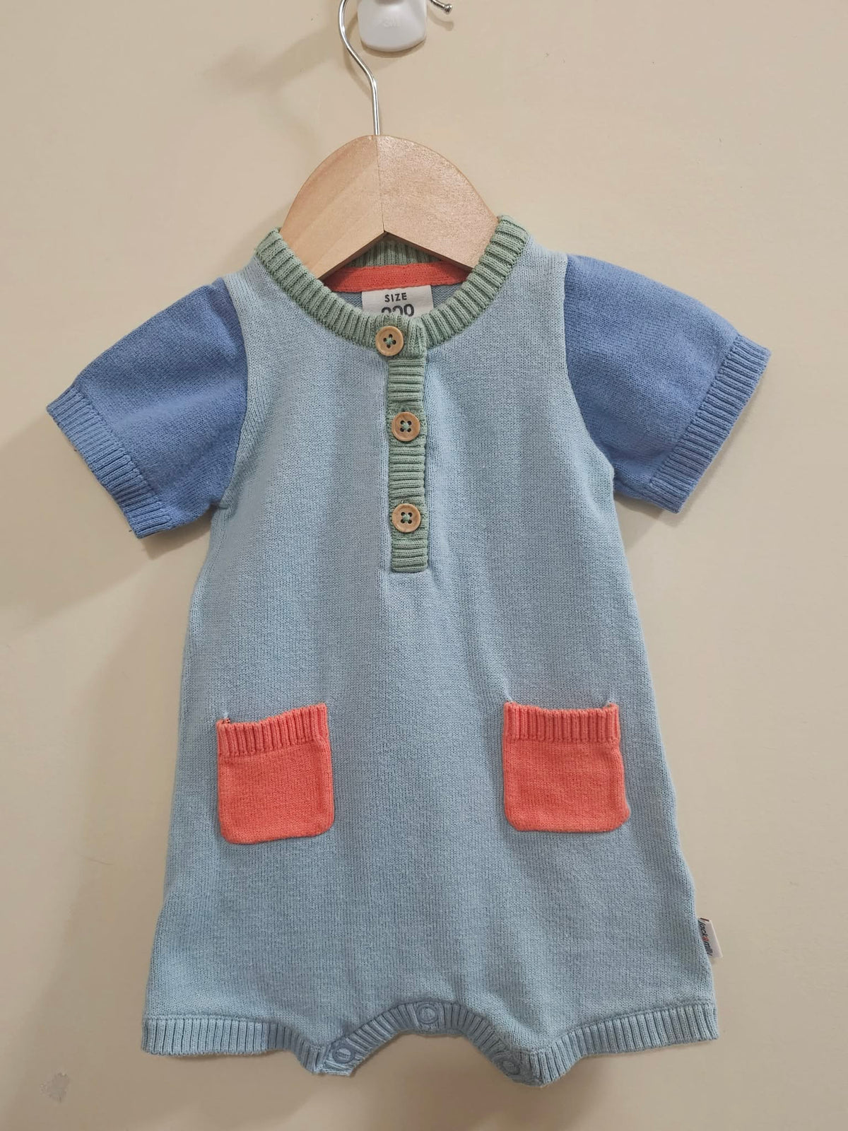Jack & Milly Colour Block Romper Size 000