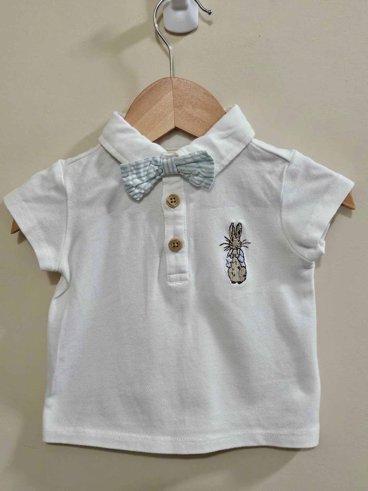 Peter Rabbit Shirt with Bow Tie Size 000