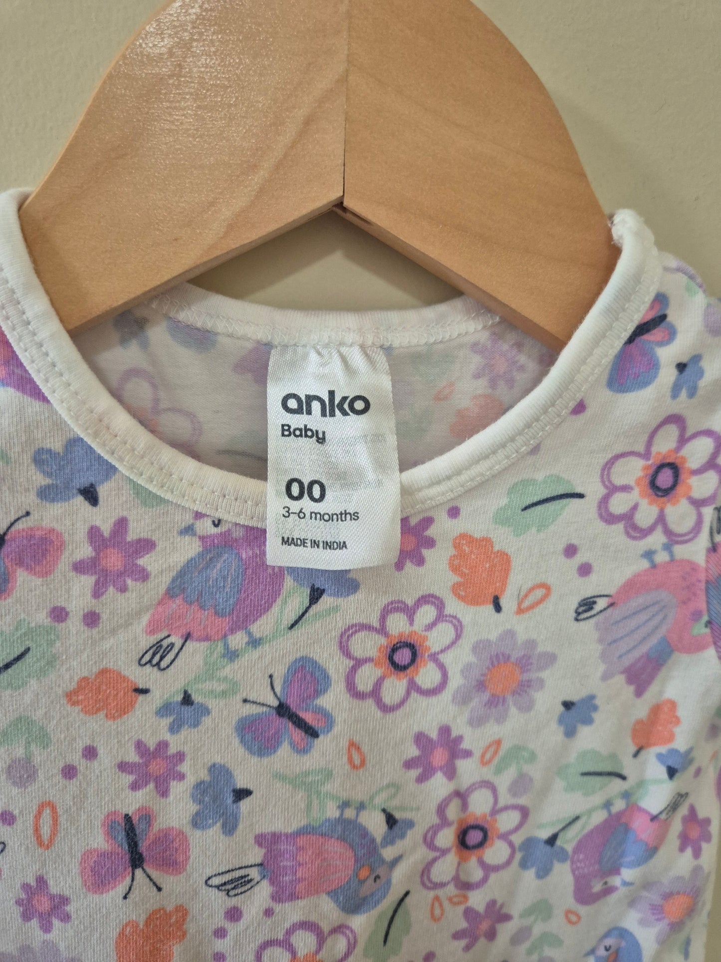 Anko Floral Bodysuit Size 00
