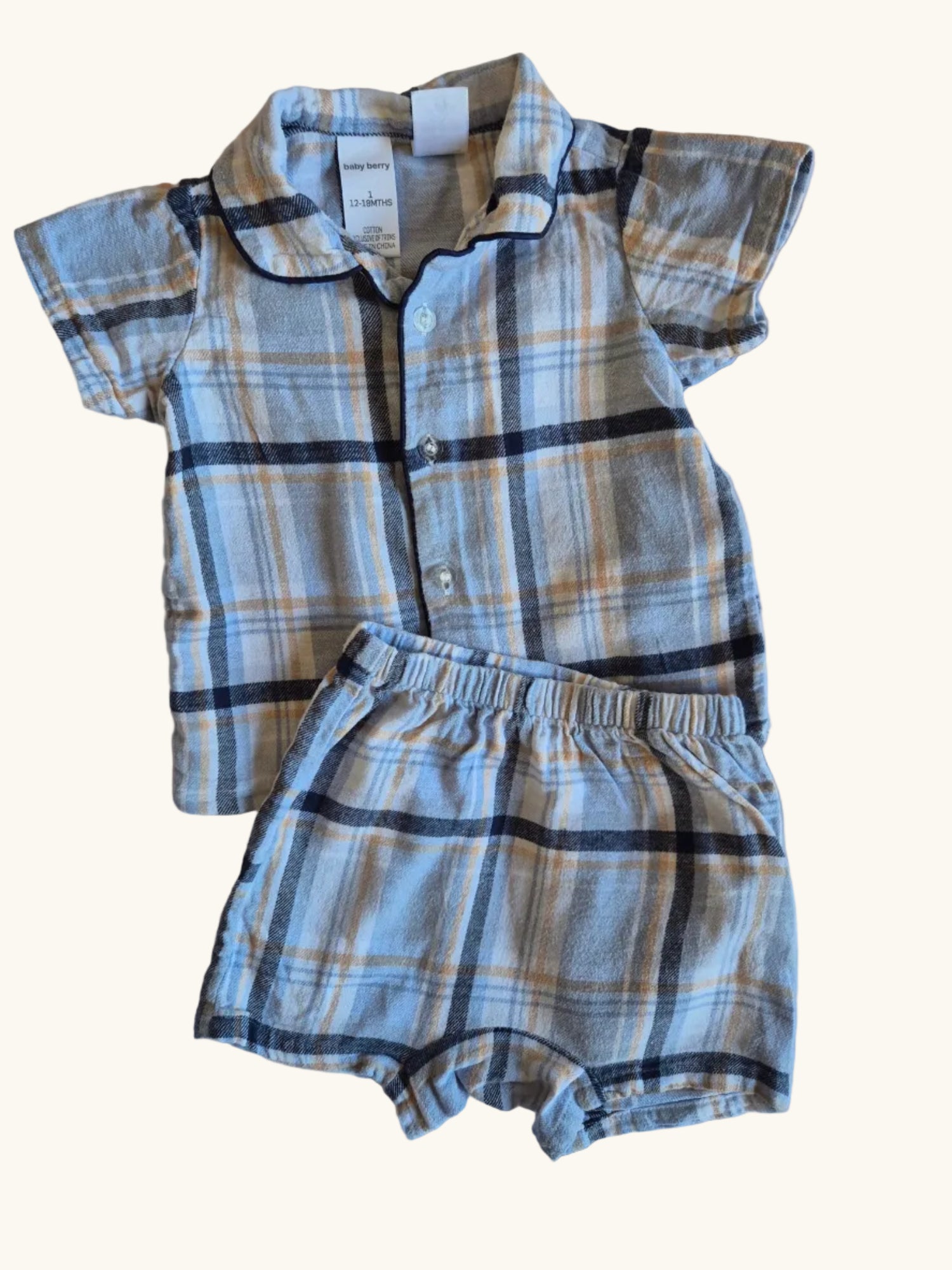 Baby Berry PJ Flannelette Set Size 1