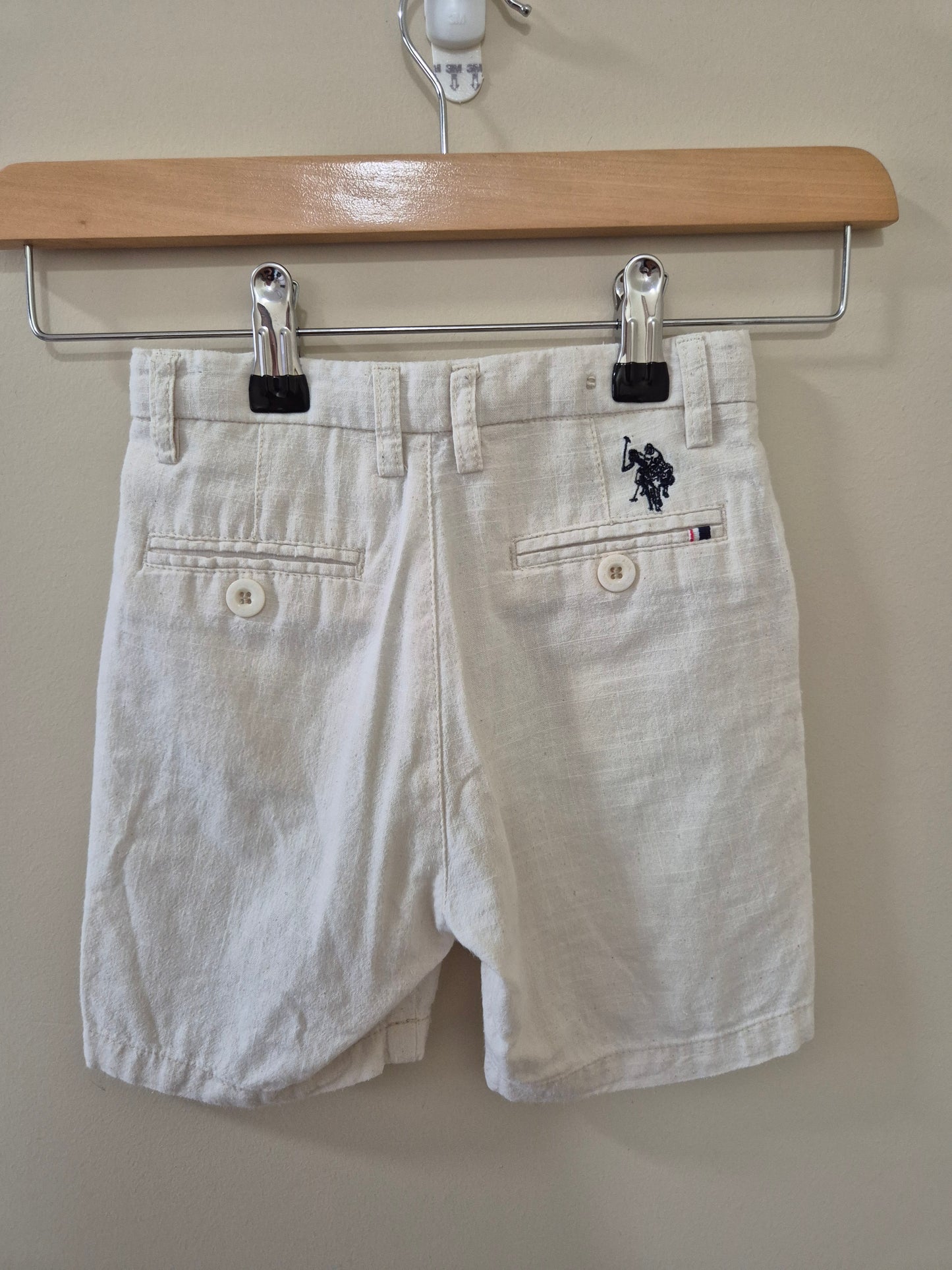 U.S. Polo Assn kids linen Shorts - Size 4